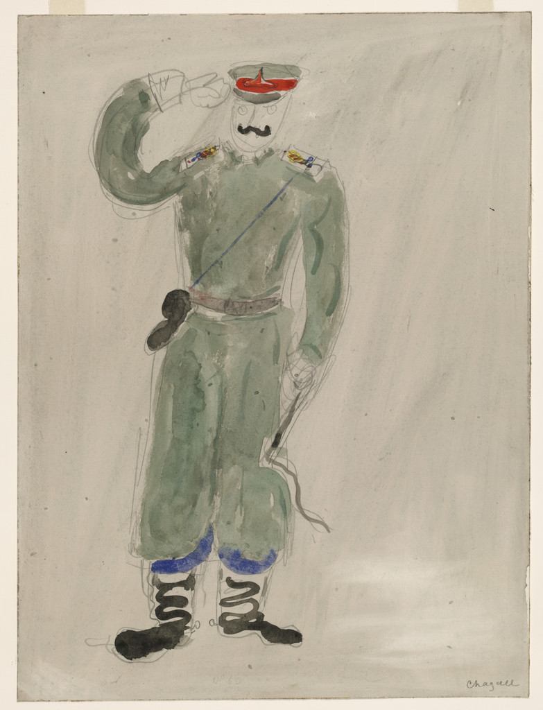 A Fox. Costume design for Scene IV of the ballet Aleko