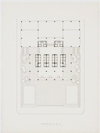 Seagram Building, New York City, New York
Site and floor plans
