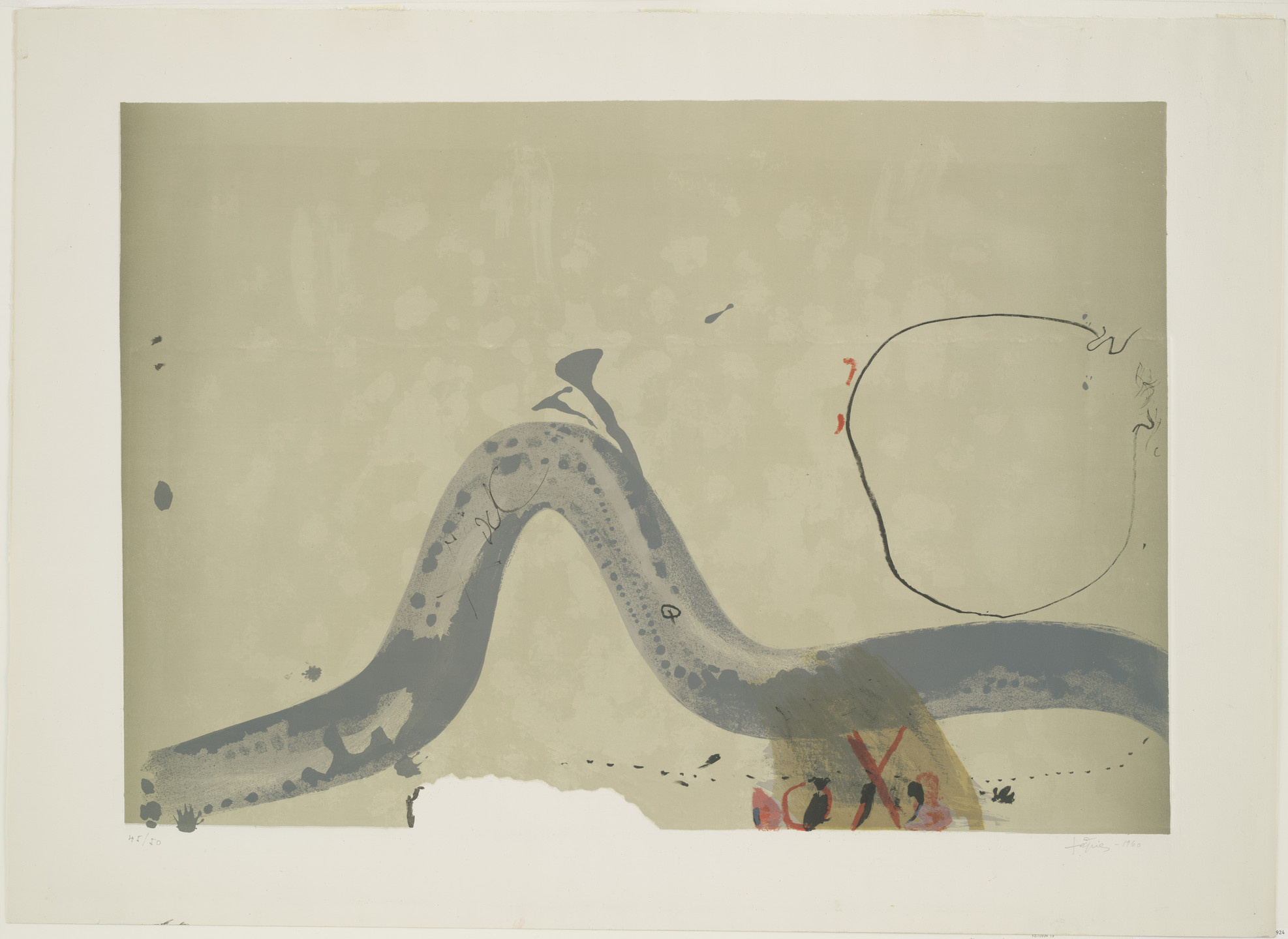 Antoni Tàpies. Number 15. 1960