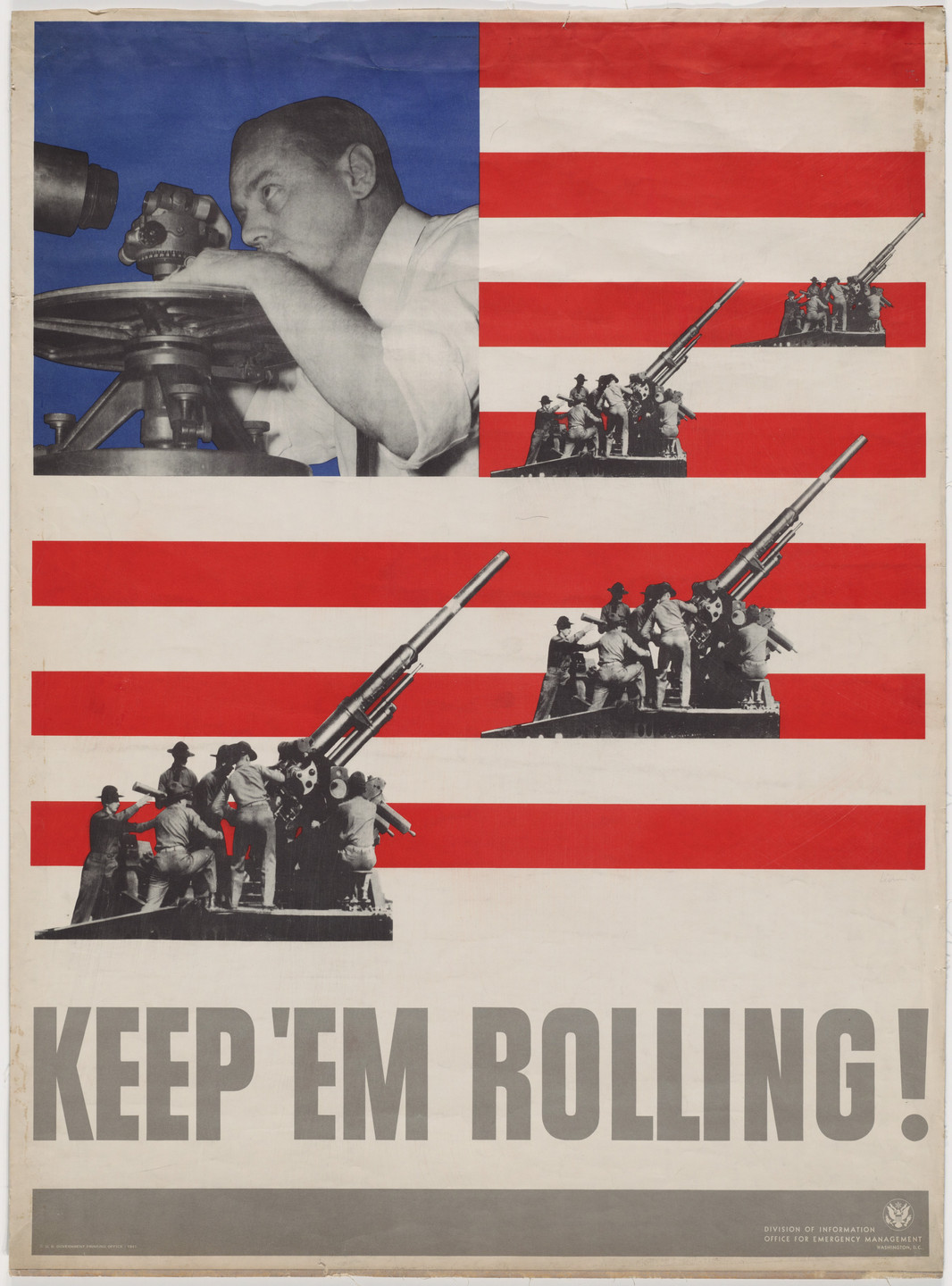 Leo Lionni. Keep 'Em Rolling. 1941