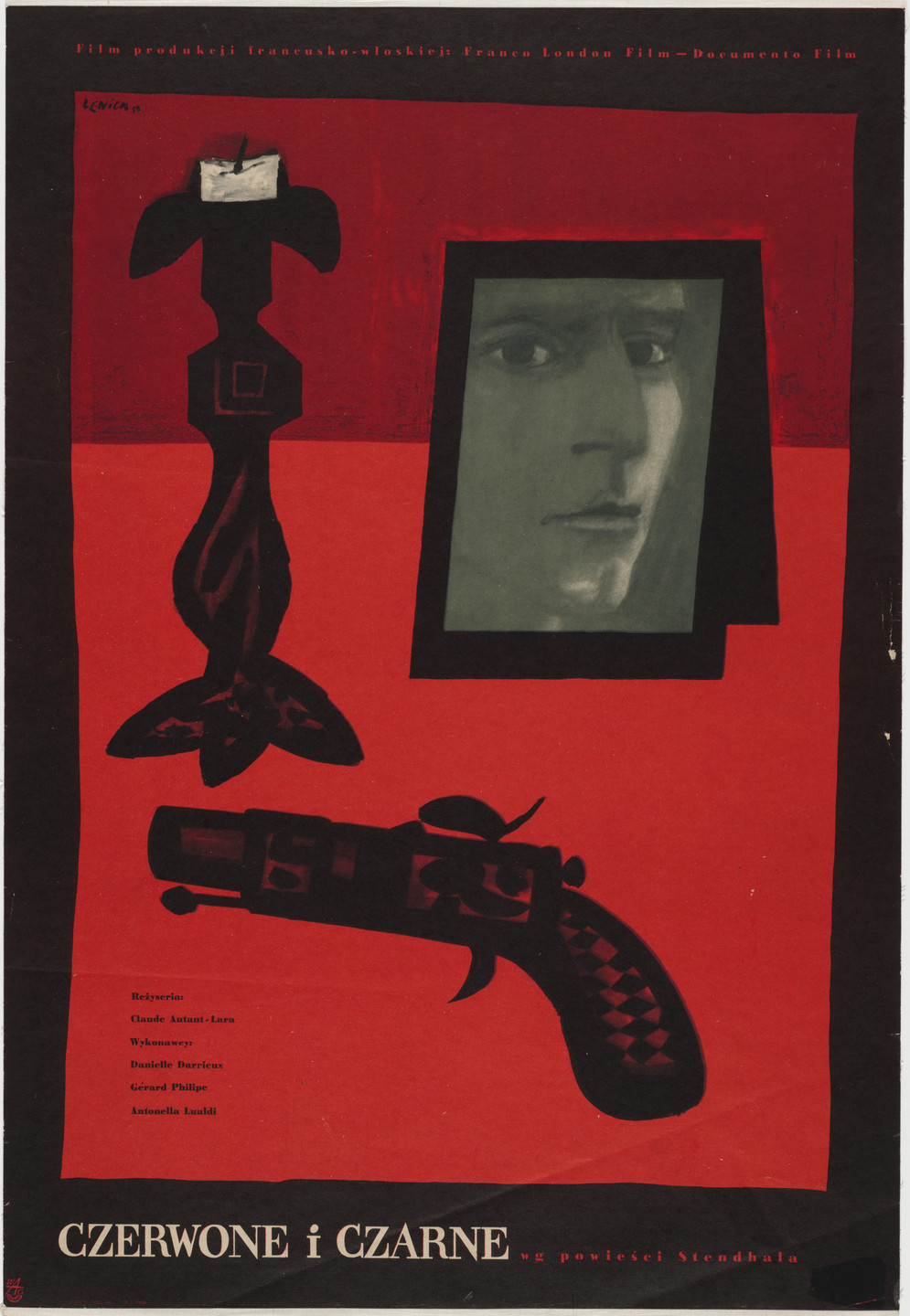 Jan Lenica. Czerwone I Czarne. 1958