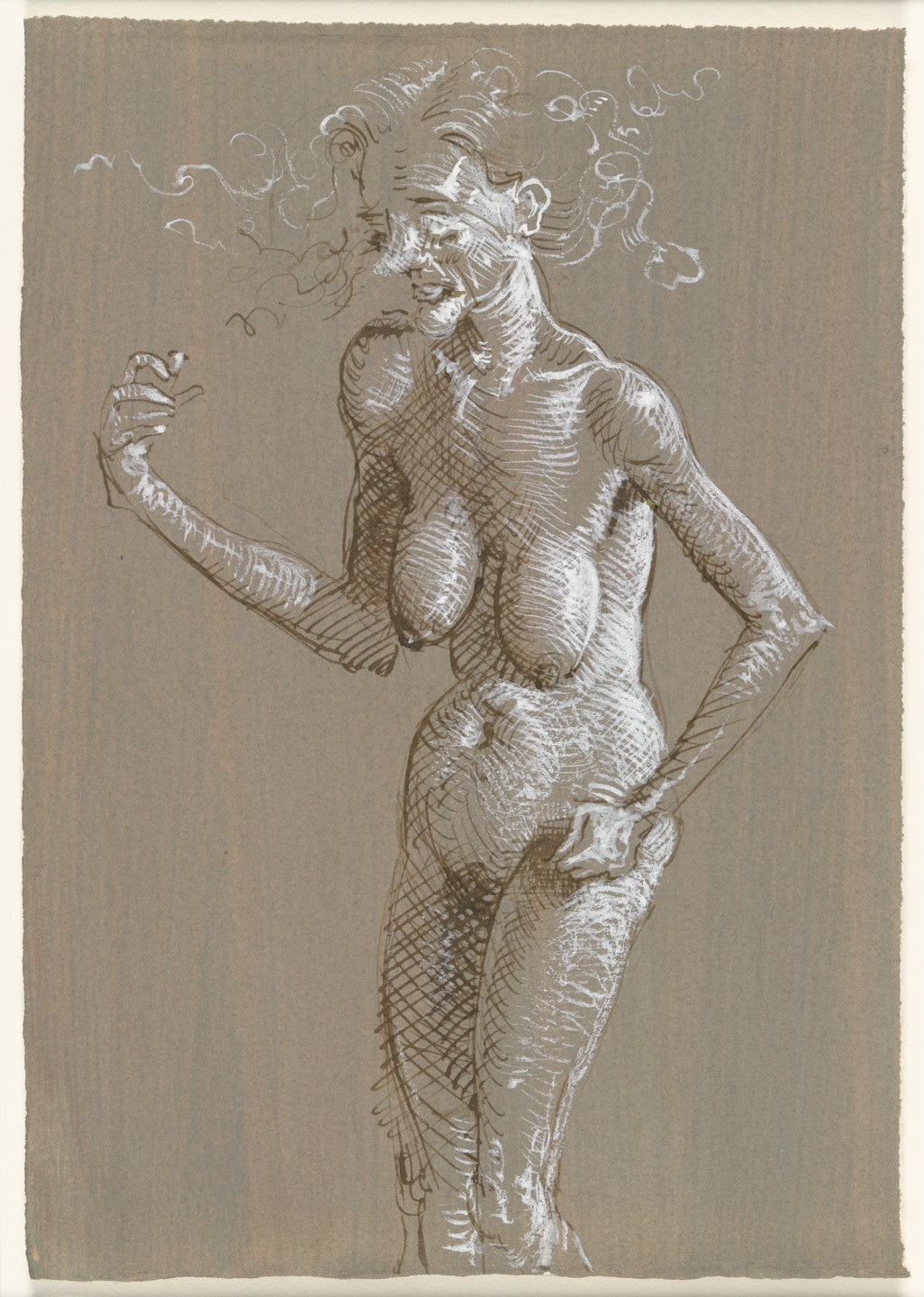 John Currin. Air Guitar. (2003)