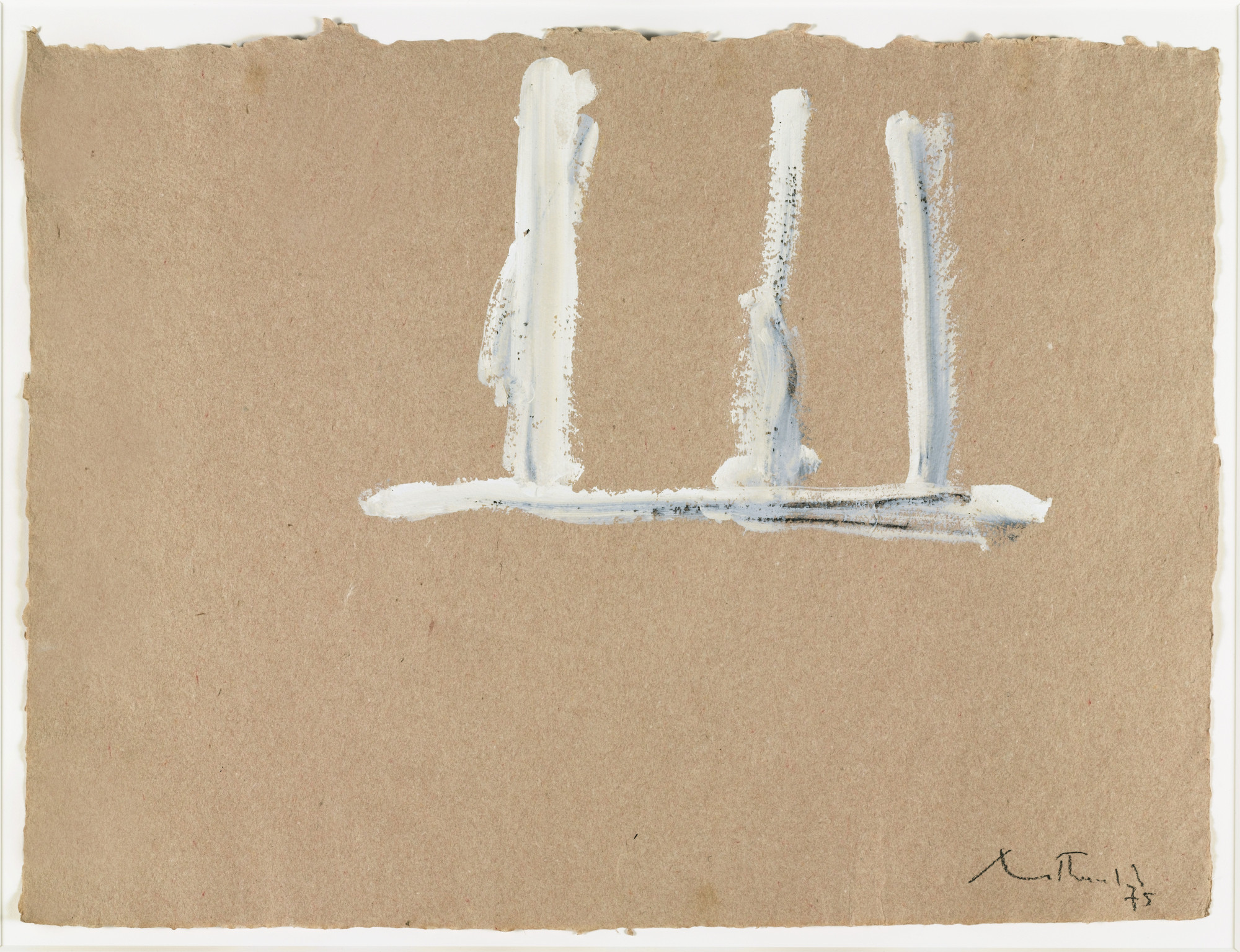 Robert Motherwell. Open Paper Painting, #1