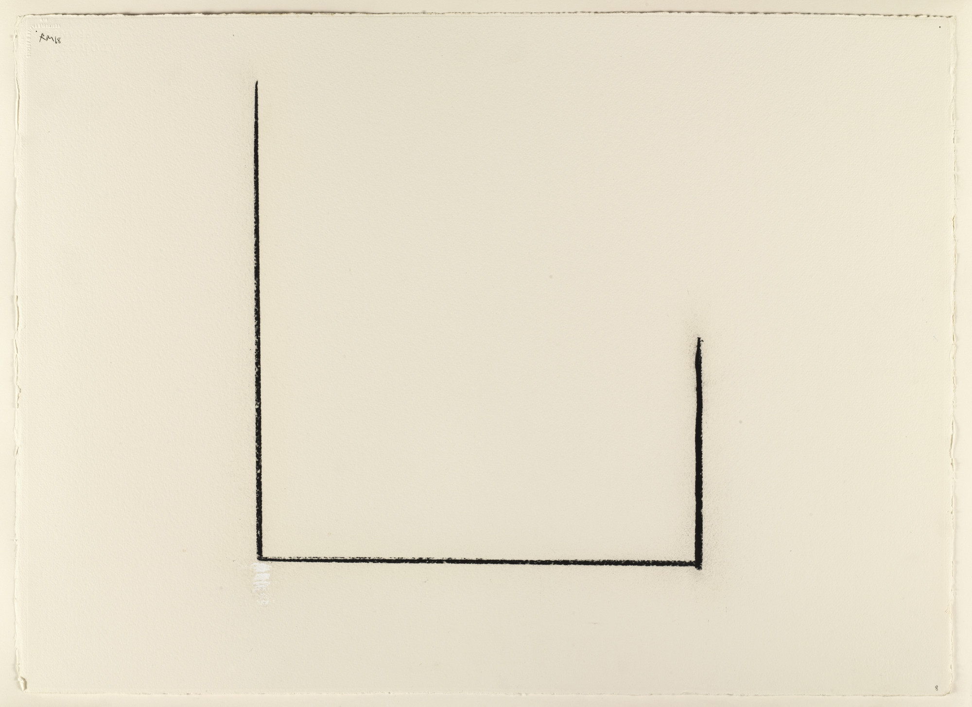 Robert Motherwell. Open Study #8