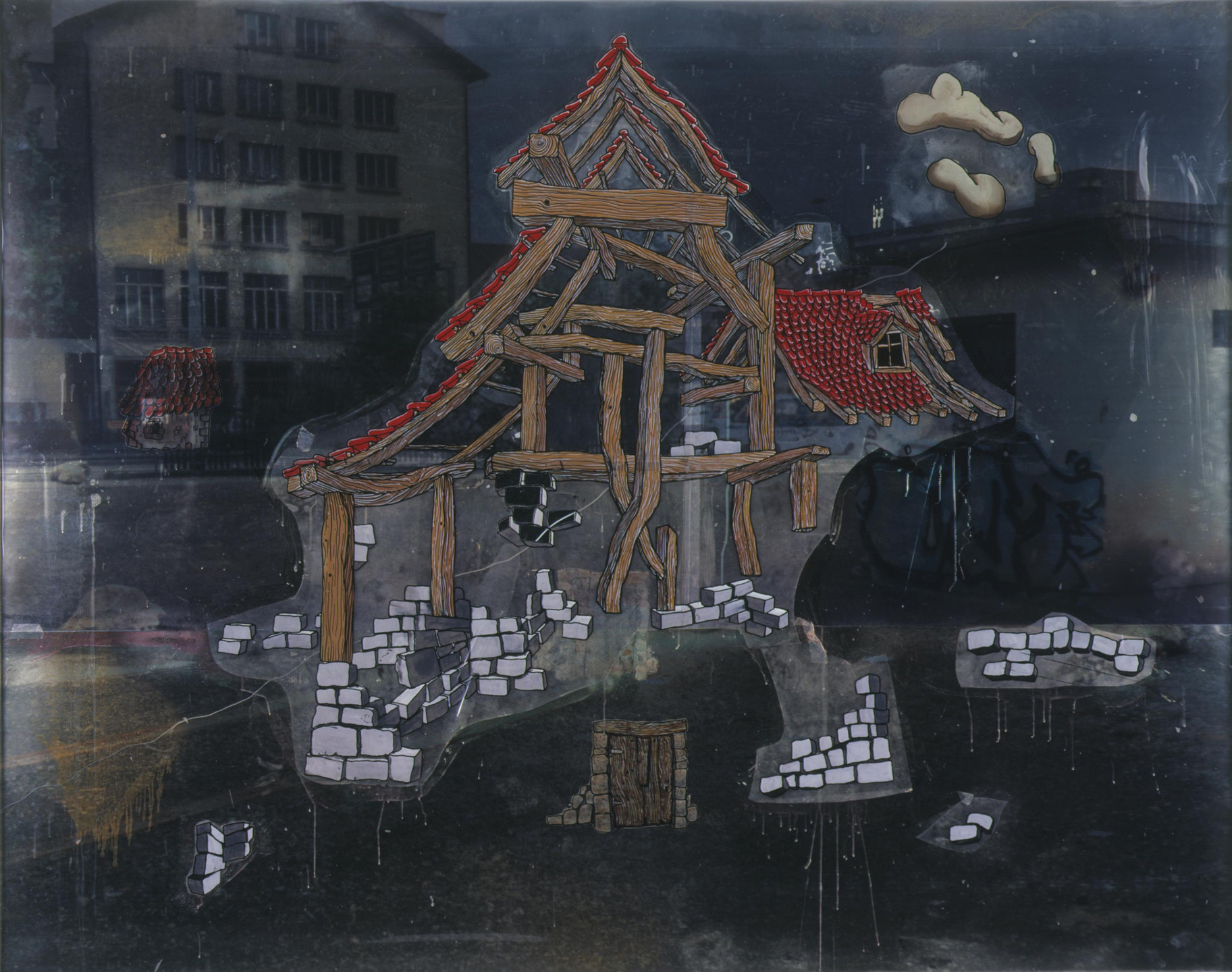 Urs Fischer. Reversed Scene of a Lost Internal Backdrop. (2002)