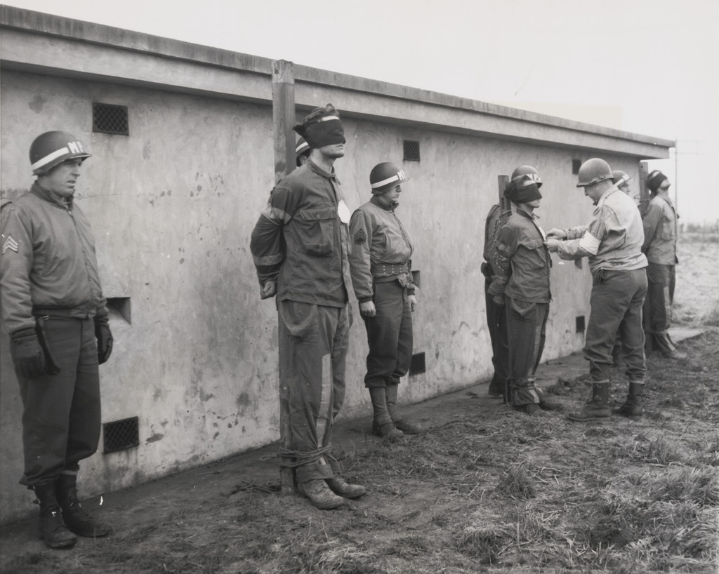 "Placing Markers for Execution Squad"