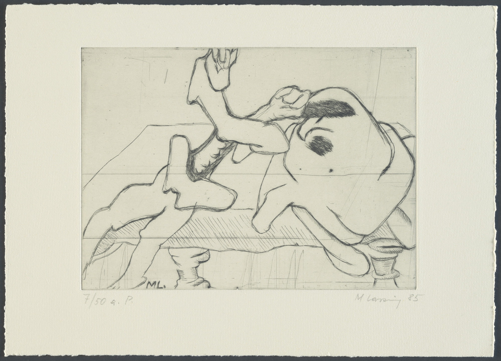 Maria Lassnig. Untitled. 1985
