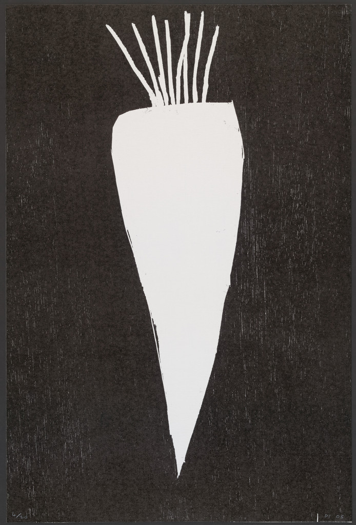 Untitled (Carrot) from an untitled portfolio by David Shrigley