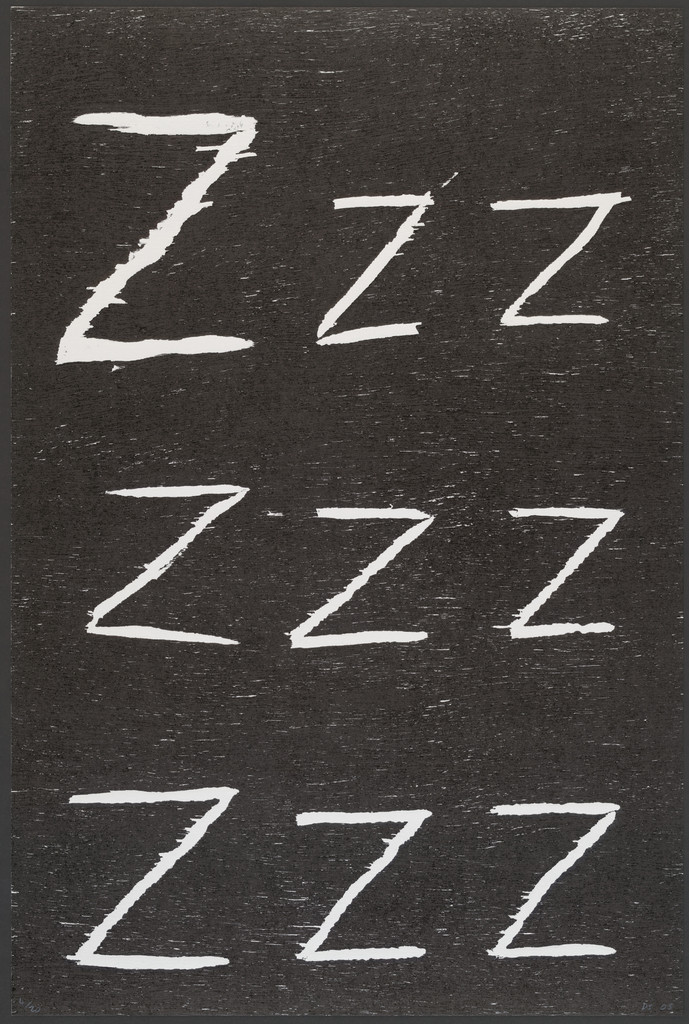 Untitled (Zzz...) from an untitled portfolio