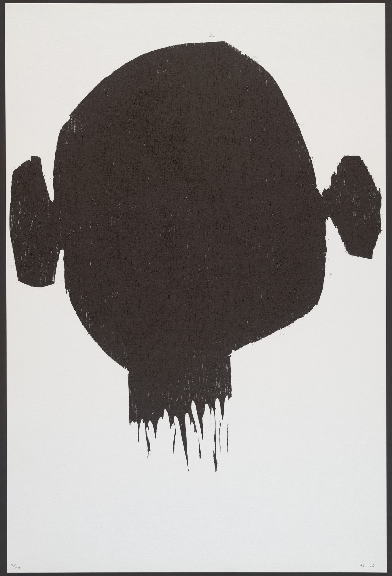 David Shrigley. Untitled (Severed head) from an untitled portfolio