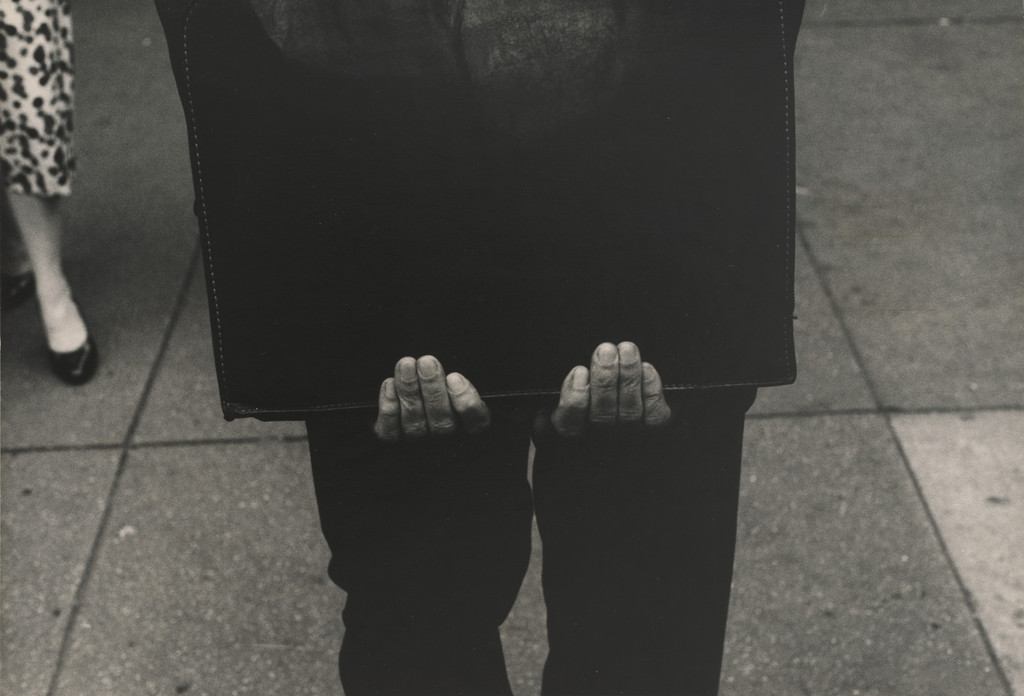 Man with Portfolio, Roy DeCarava, 1959