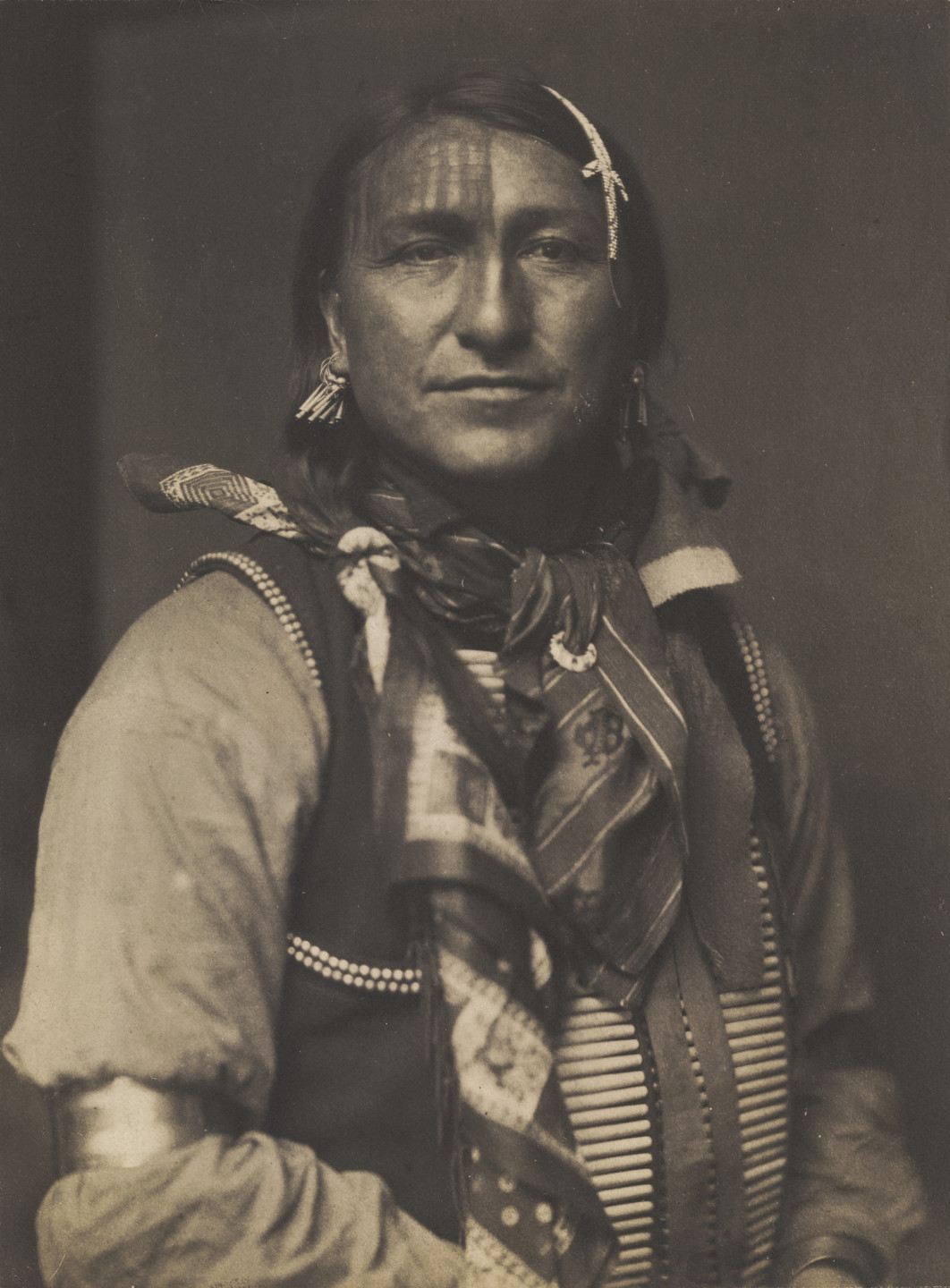Gertrude Käsebier. Joe Black Fox, Sioux. c. 1899