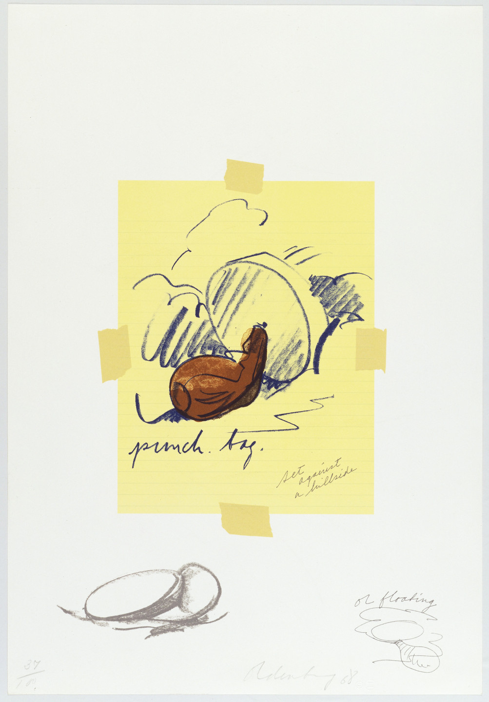 Claes Oldenburg. Notes. 1968