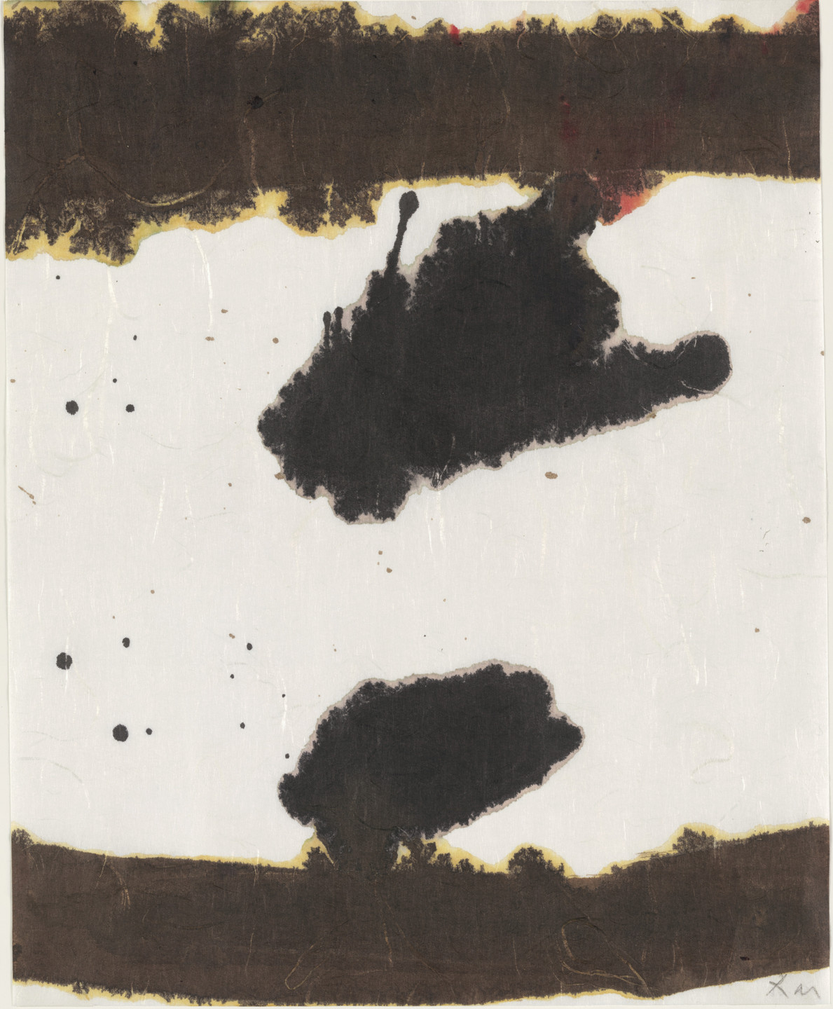 Robert Motherwell. Untitled from the series Lyric Suite. 1965