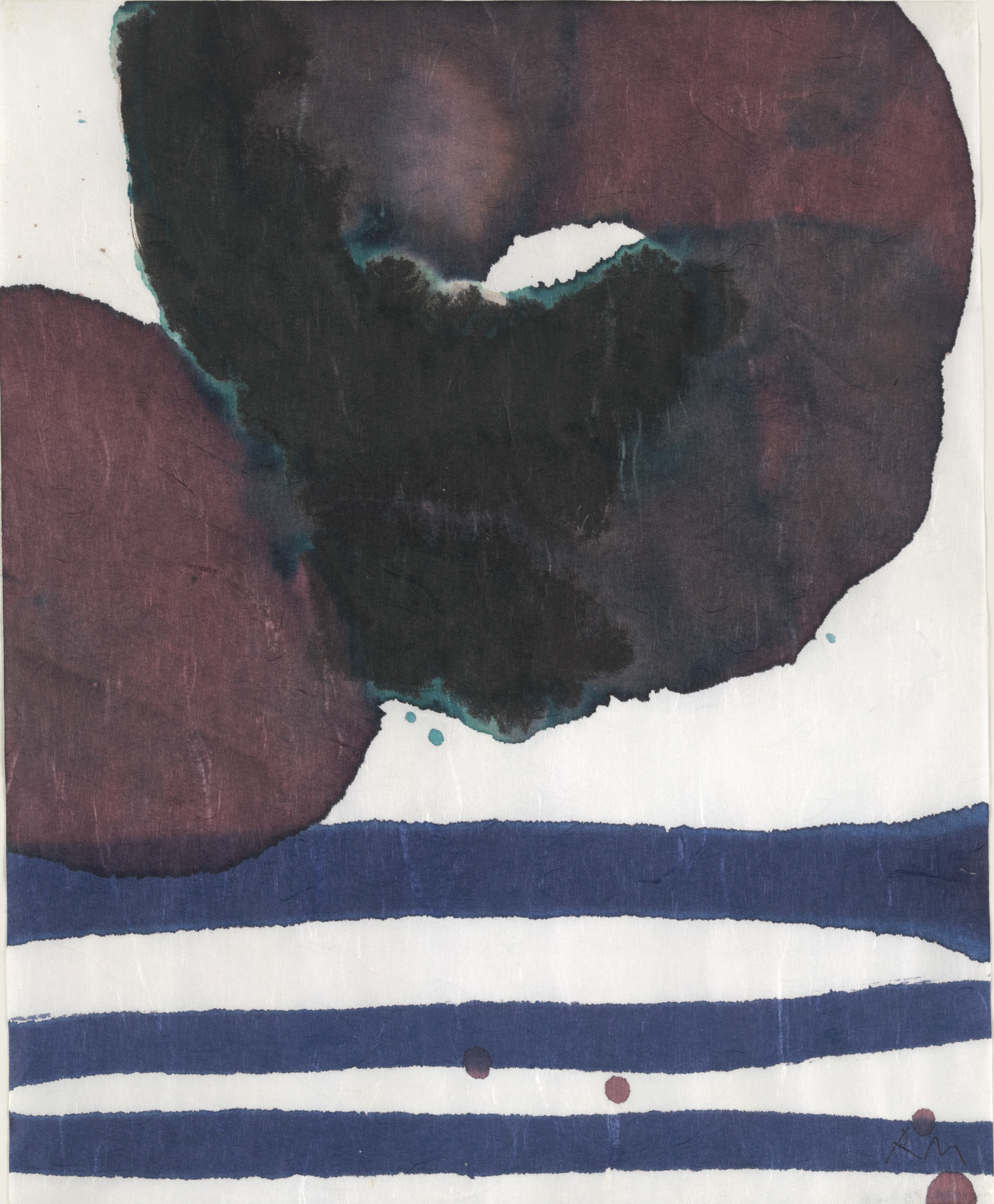 Robert Motherwell. Untitled from the series Lyric Suite
