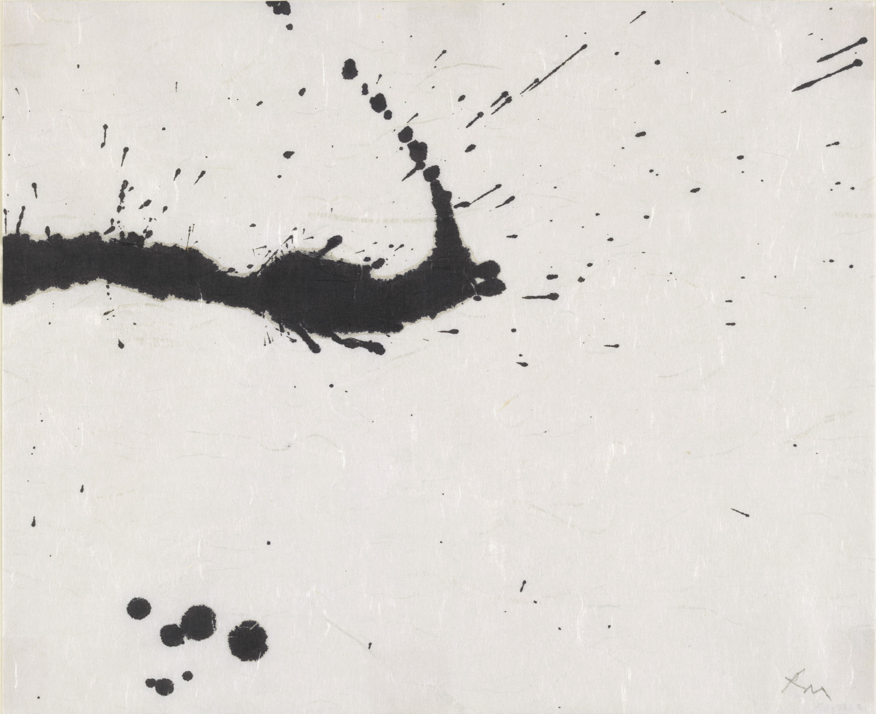 Robert Motherwell. Untitled from the series Lyric Suite. 1965