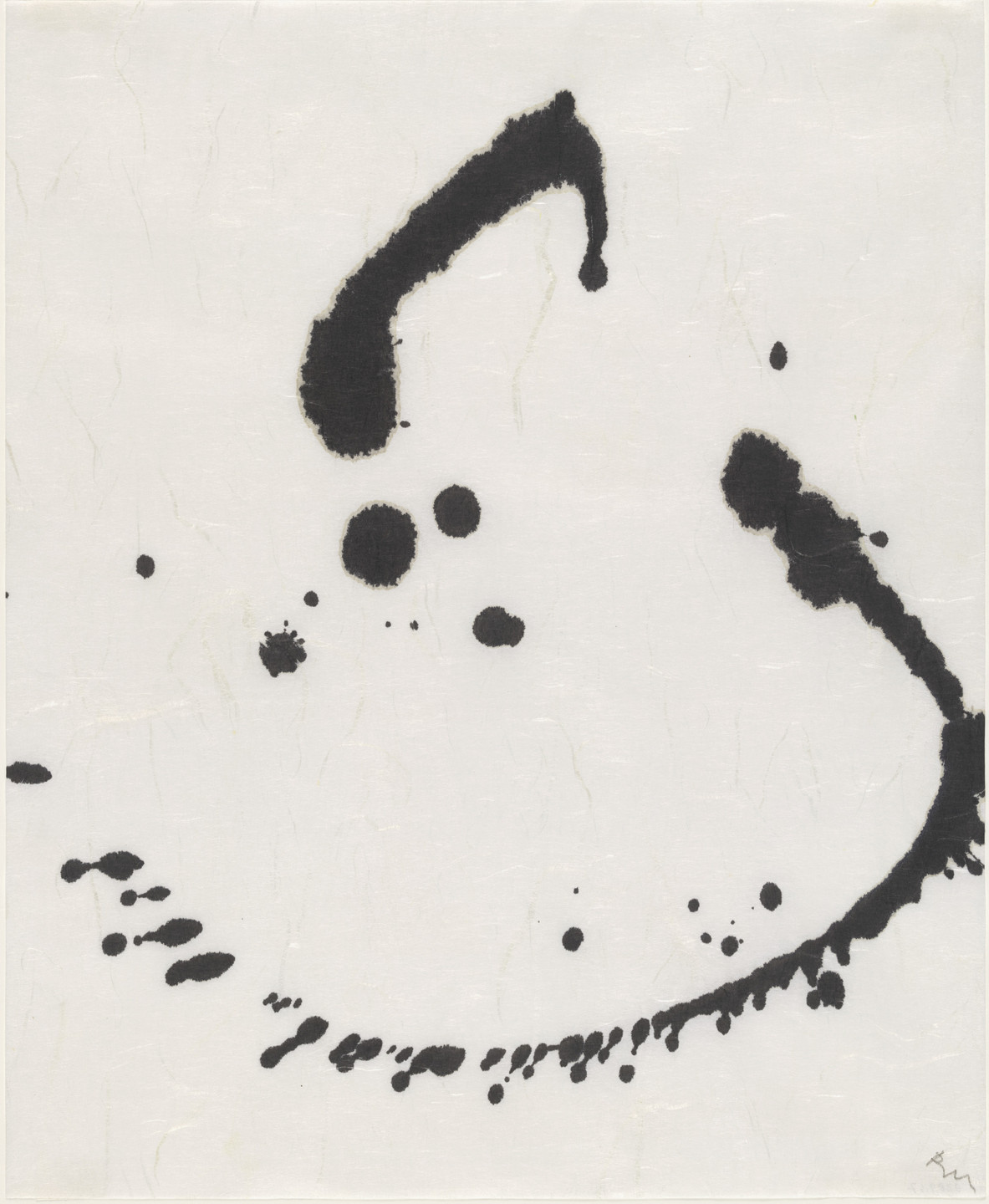 Robert Motherwell. Untitled from the series Lyric Suite. 1965