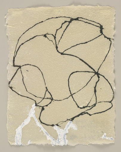 Brice Marden. 4 Howell Paper Drawings. 1996