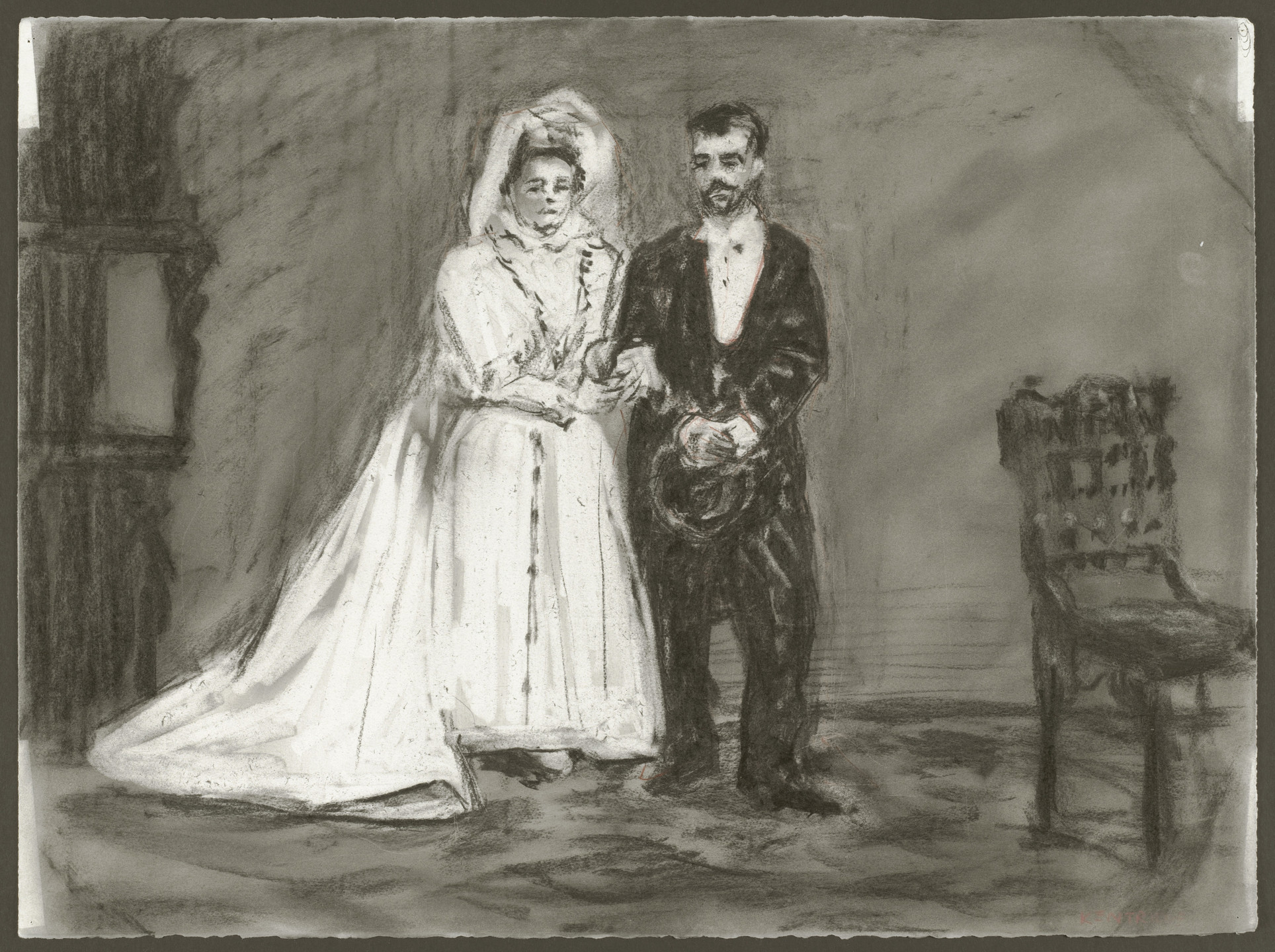 William Kentridge. Drawing from Zeno Writing. (2002)