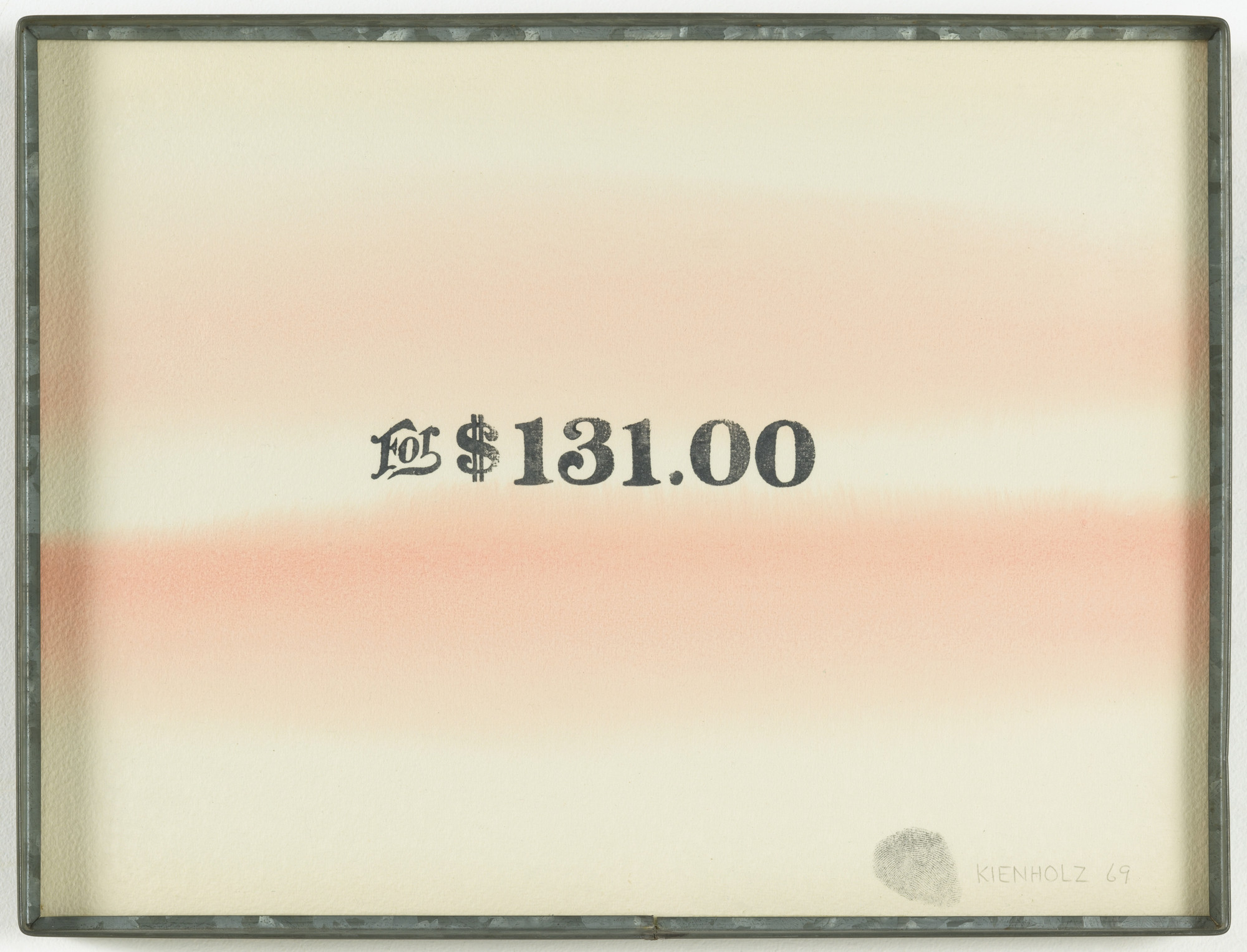 Edward Kienholz. For $131. 1969 | MoMA