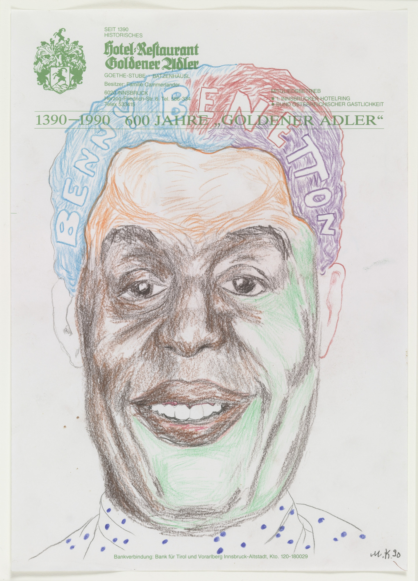 Martin Kippenberger. Untitled (Goldener Adler)