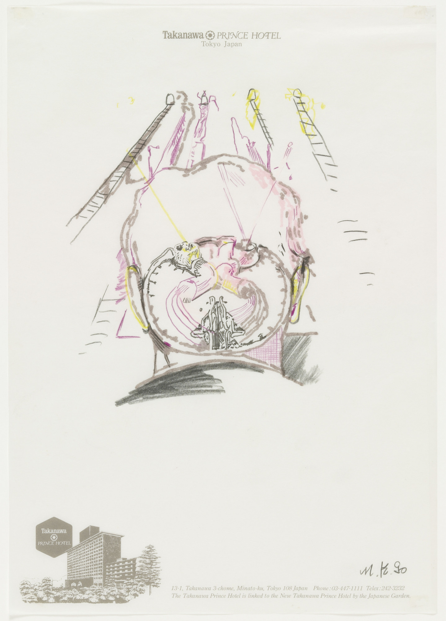Martin Kippenberger. Untitled (Takanawa Prince Hotel)