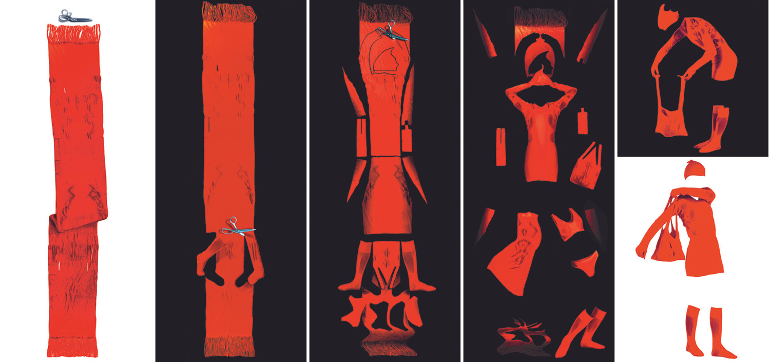 Issey Miyake, Fujiwara Dai. A-POC Queen Textile. 1997