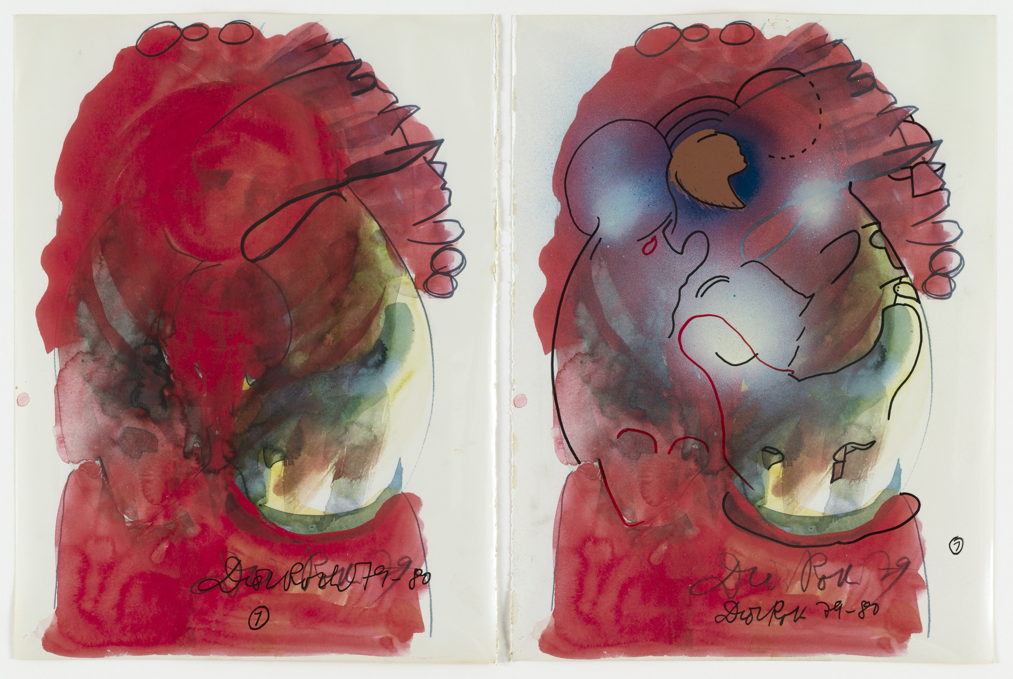 Dieter Roth. 13 (Paare)synthetische(r) Portraits (vol 2). 1981-1982