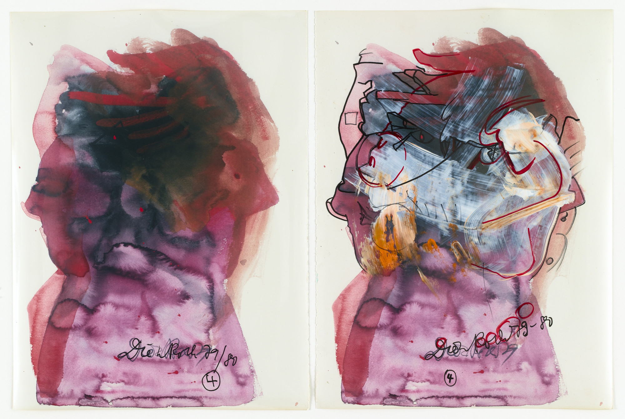 Dieter Roth. 13 (Paare)synthetische(r) Portraits (vol 2). 1981-1982