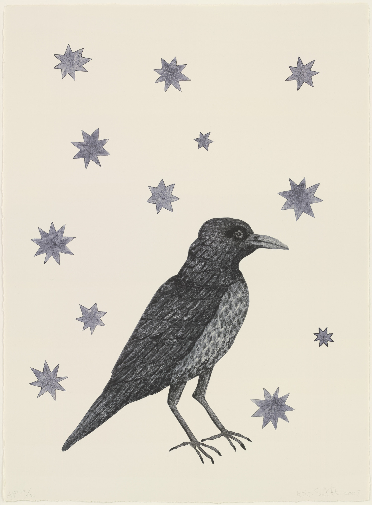 Kiki Smith. Bird with Stars