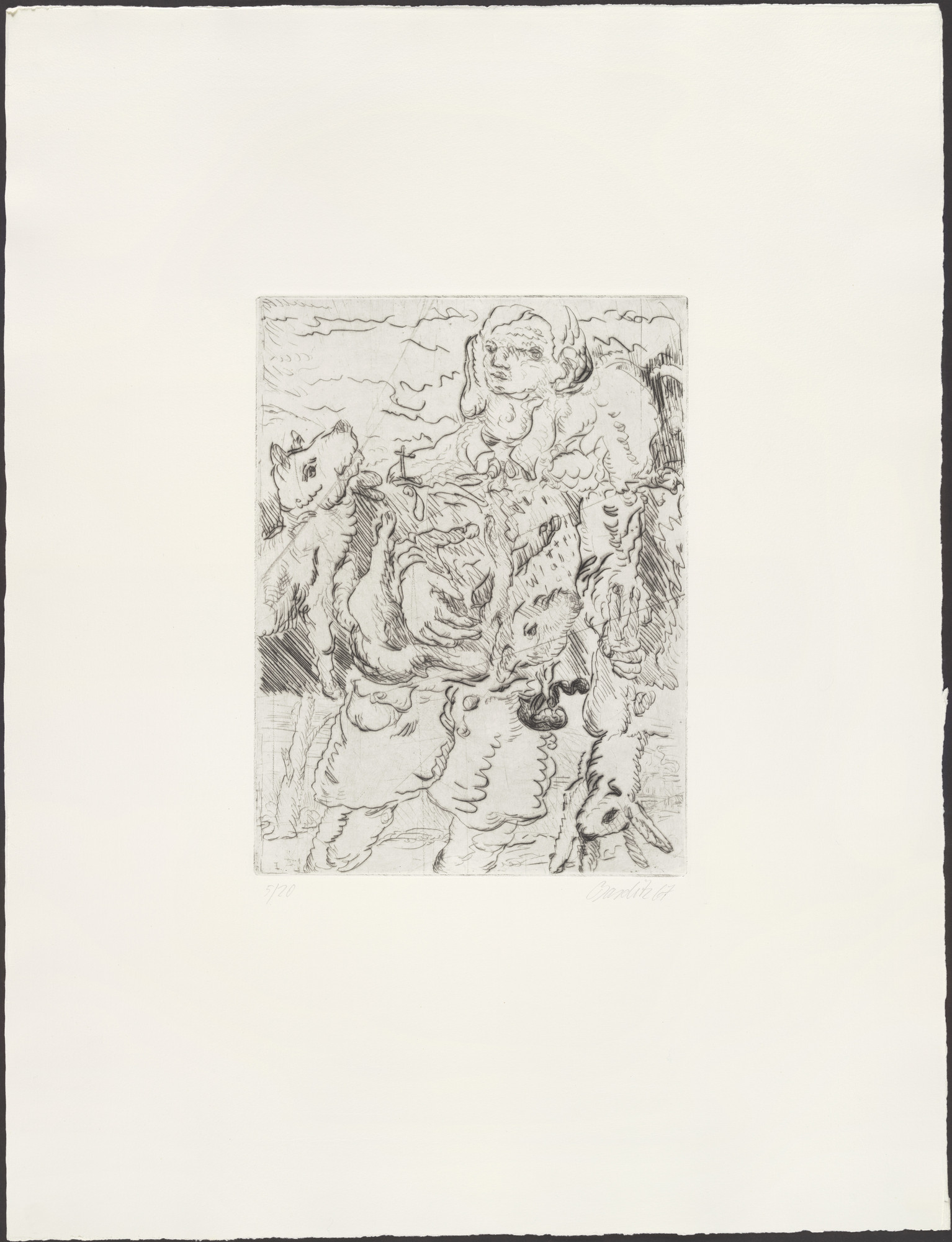 Georg Baselitz. The Hunter ( Der Jäger )