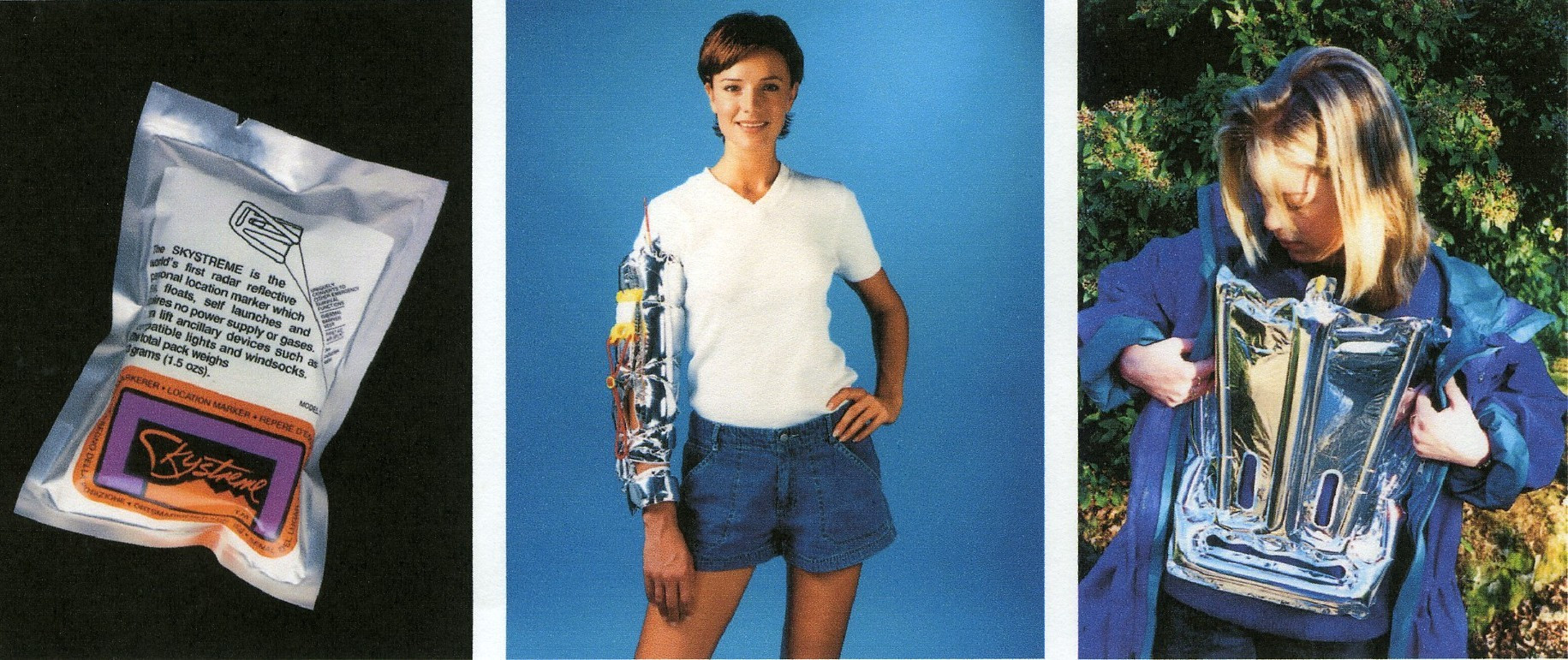 Bernard William Hanning, Vernon Pascoe. 3-in-1 Inflatable Kite / Splint / Body Warmer. c. 1990
