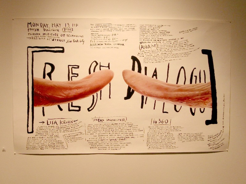 Stefan Sagmeister. Fresh Dialogue. 1996