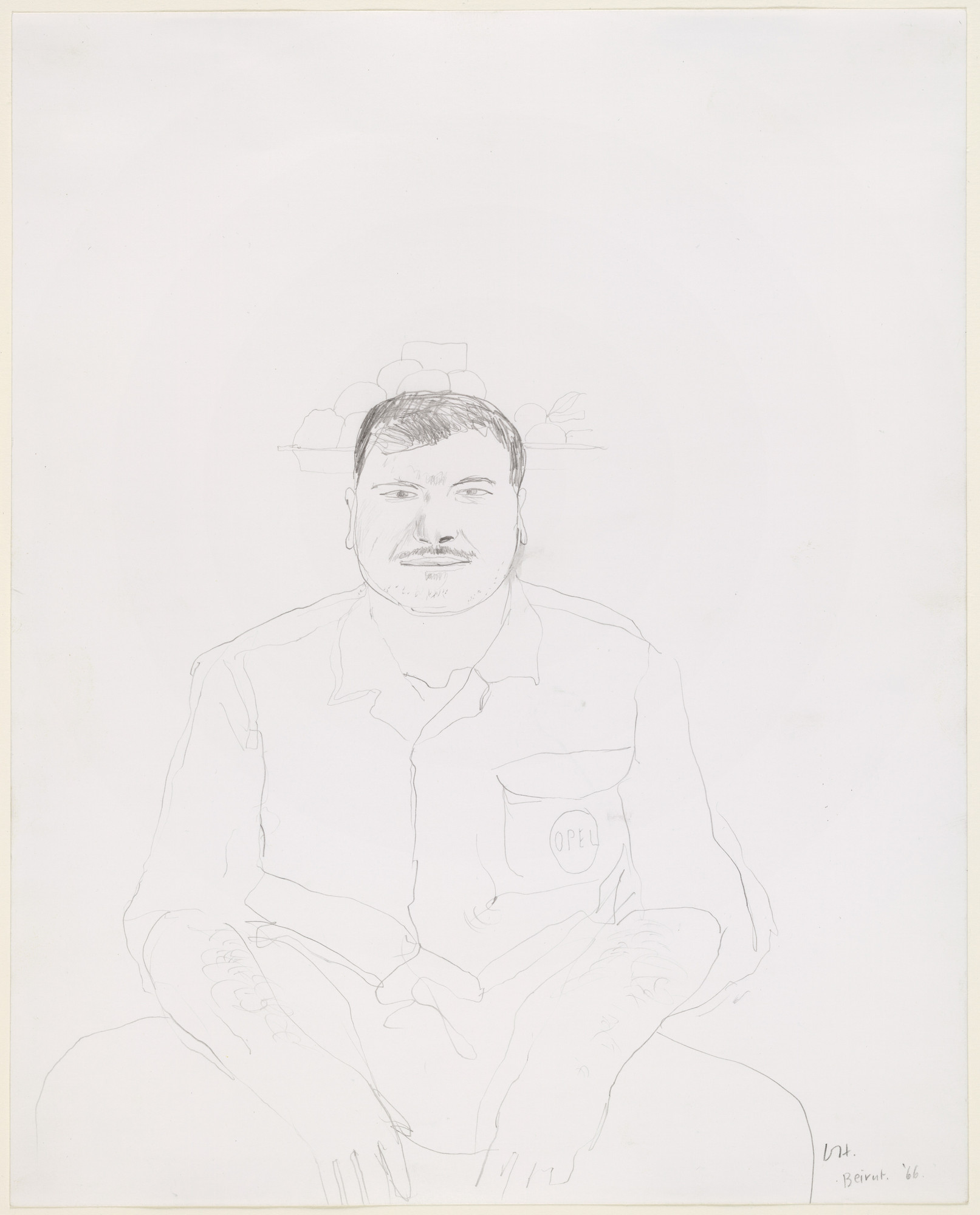 David Hockney. Portrait