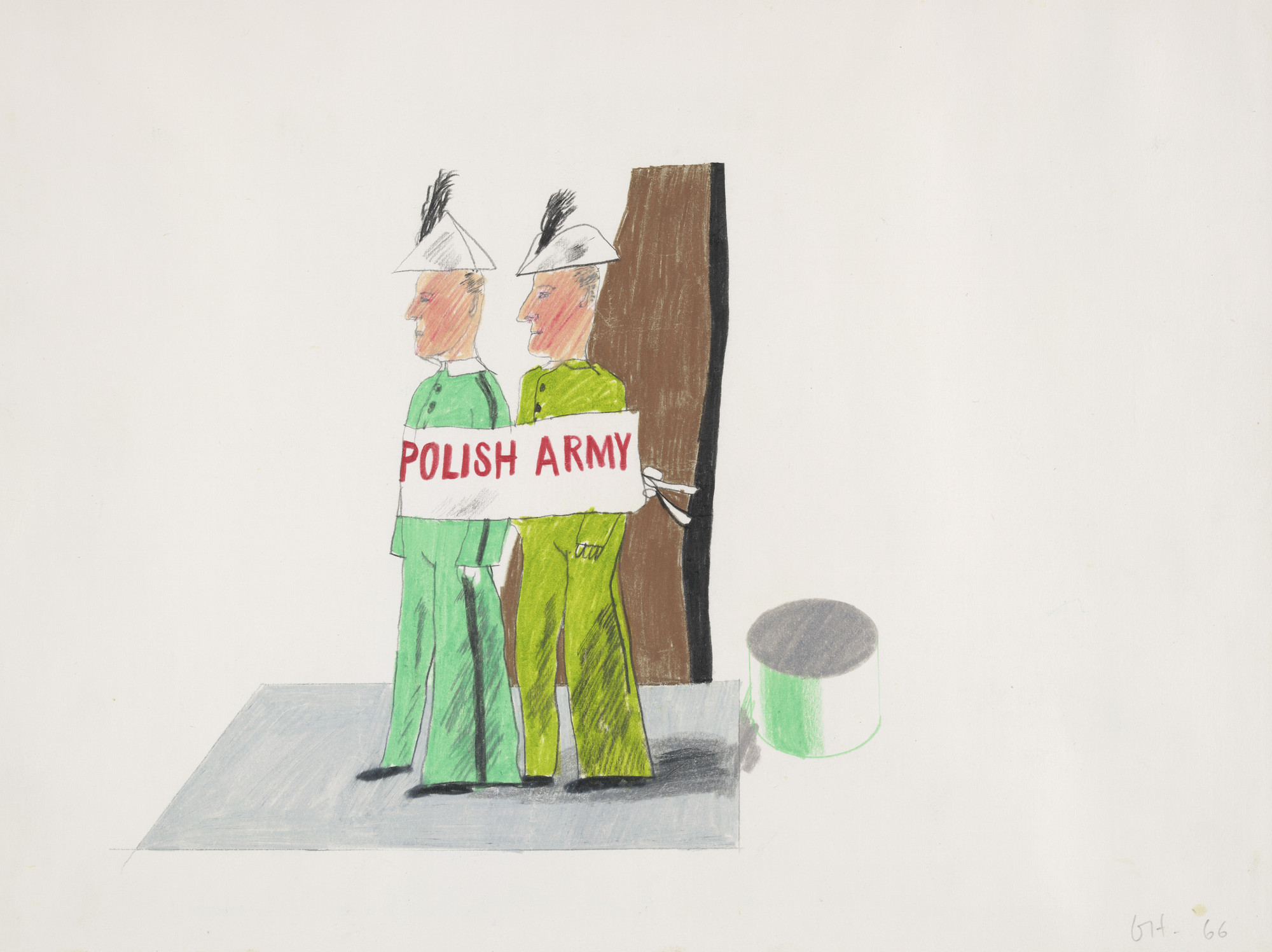 David Hockney. Père Ubu: Polish Army