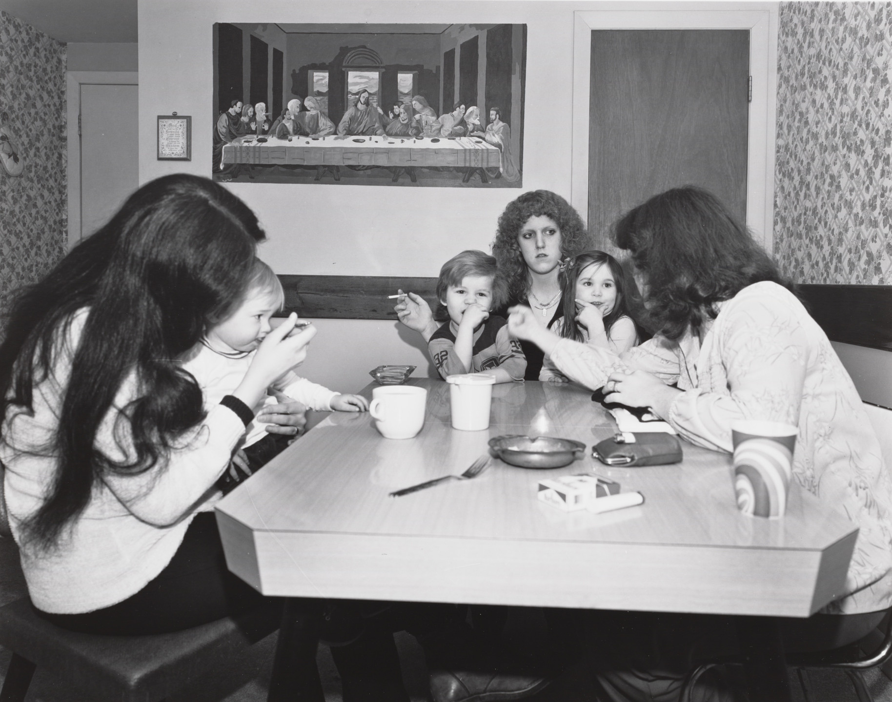 Mary E. Frey. Women and Children During Coffee Break from the series Domestic Rituals. 1979-83