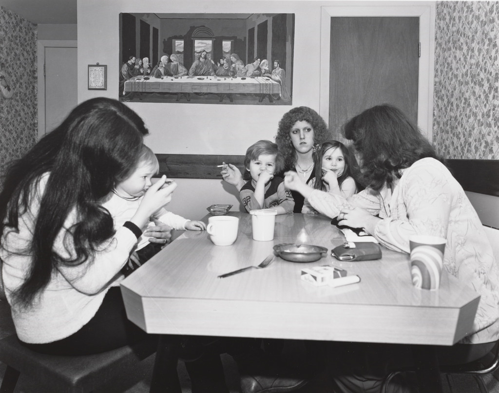 Women and Children During Coffee Break from the series Domestic Rituals