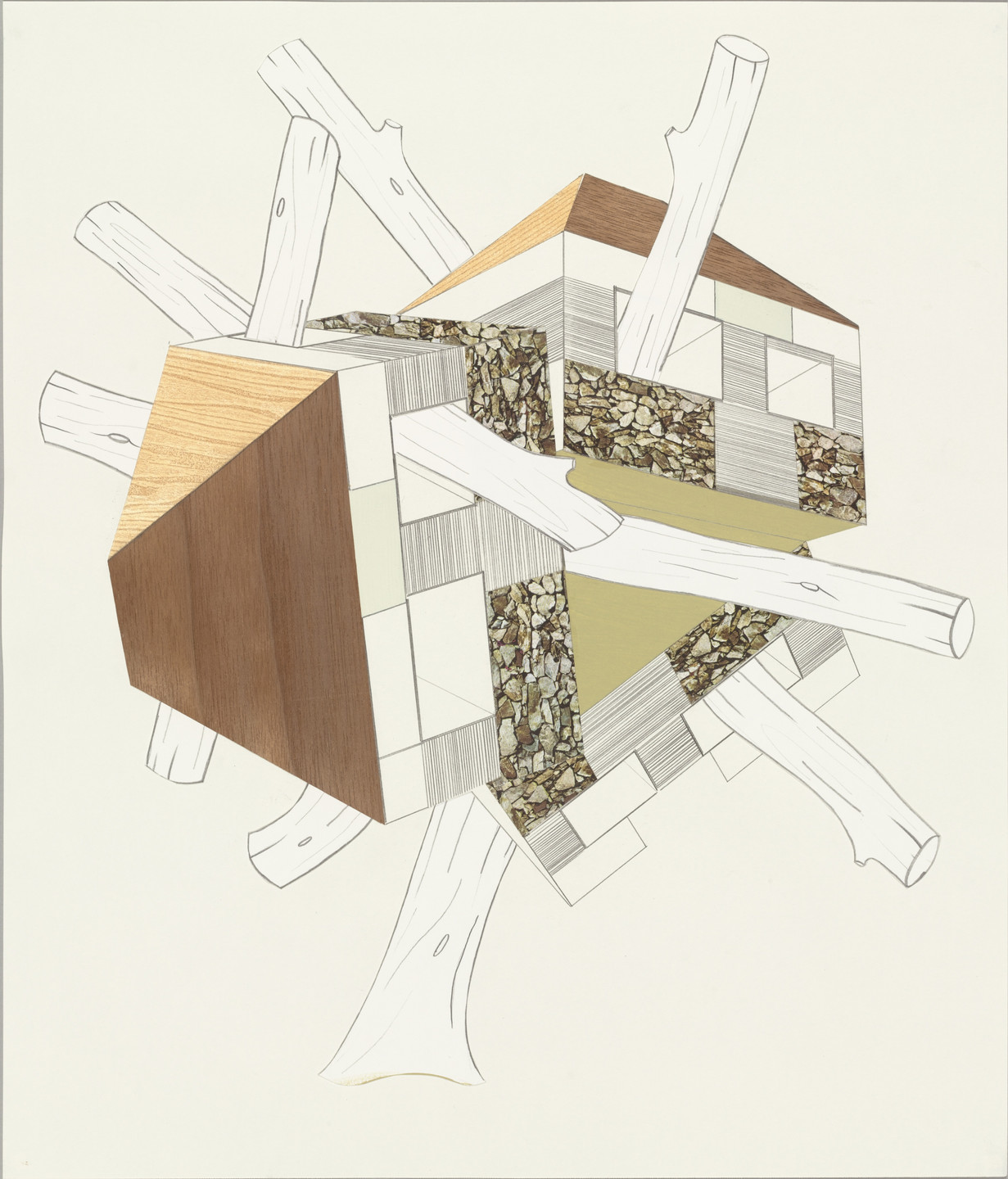 Kevin Appel. Houses and Timbers I. 2003