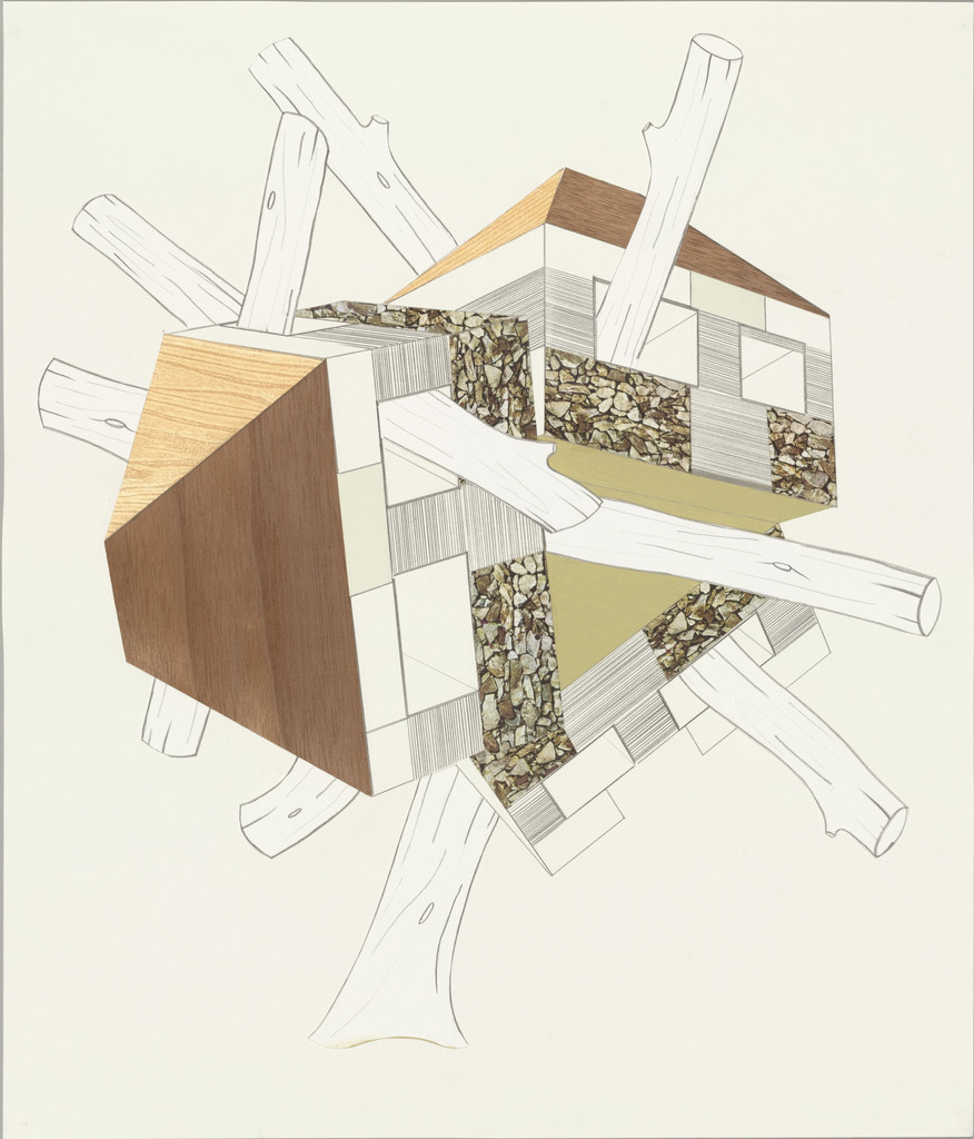 Houses and Timbers I by Kevin Appel