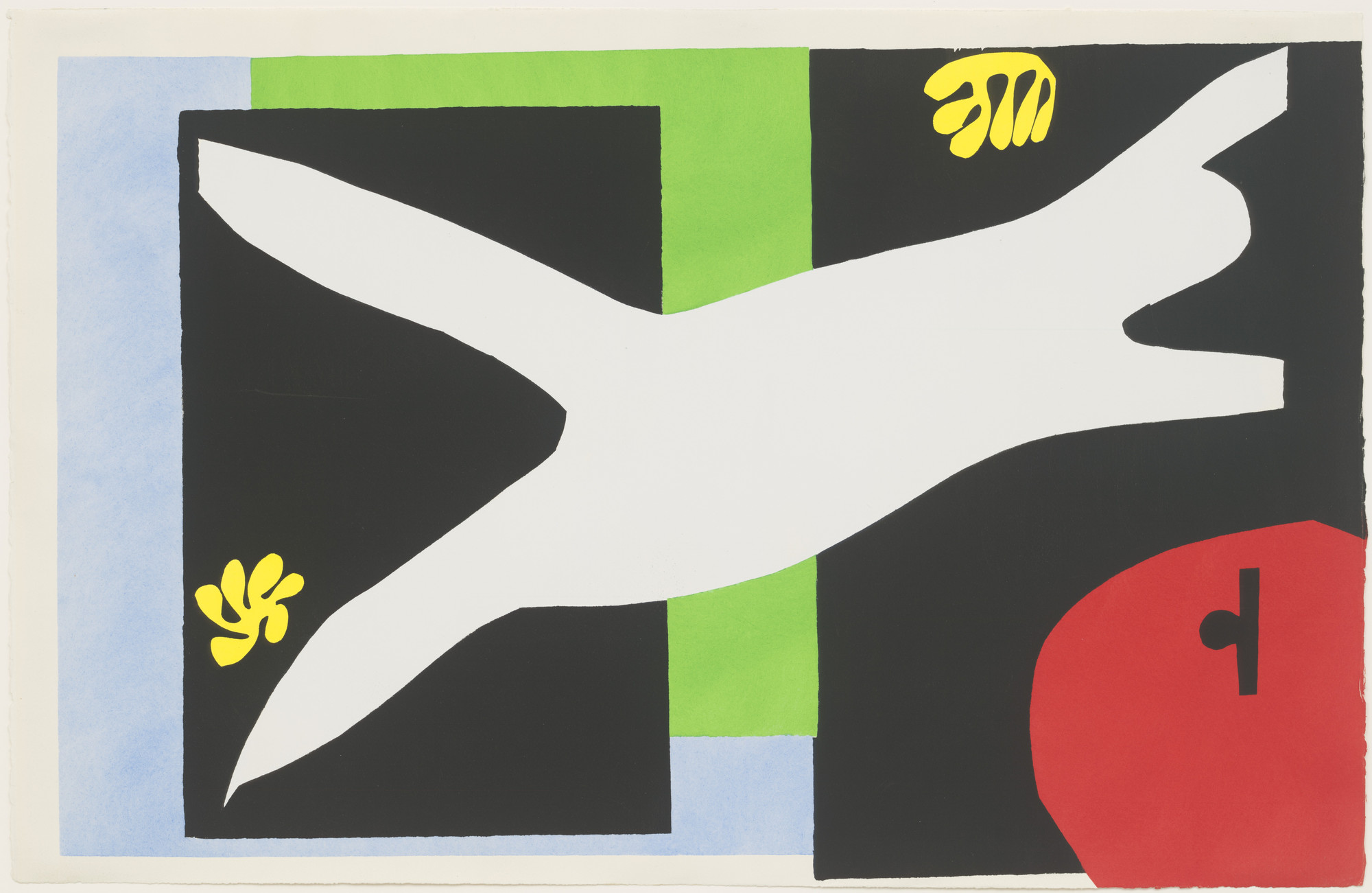 Henri Matisse. The Swimmer in the Tank (La Nageuse dans l'aquarium) from Jazz. 1947