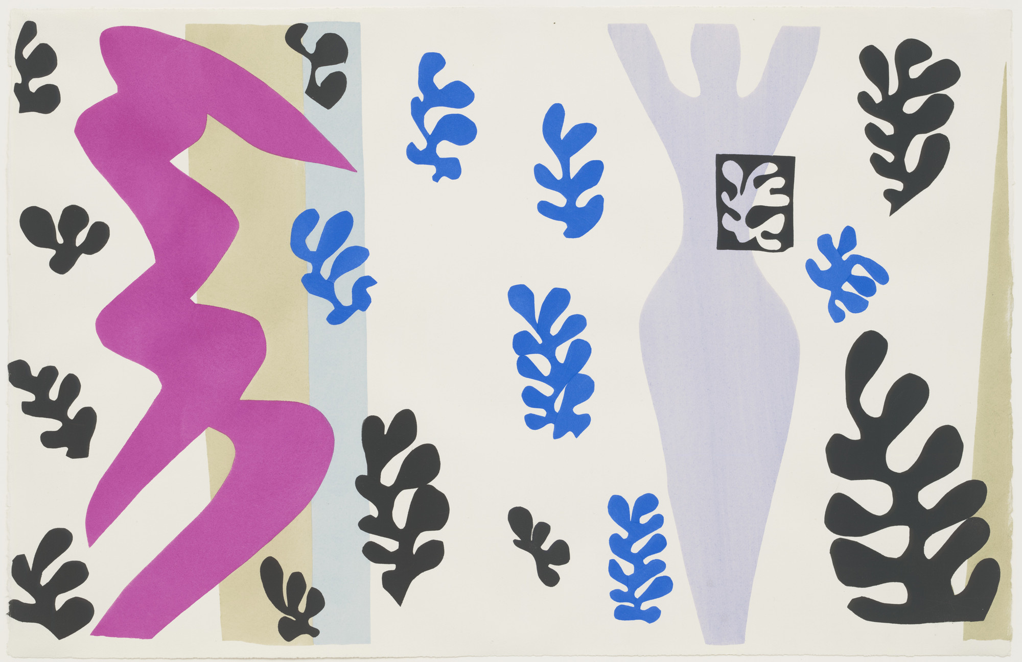 Henri Matisse. The Knife Thrower (Le Lanceur de couteaux) from Jazz. 1947