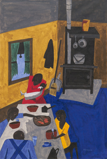 Jacob Lawrence. A Family. 1943