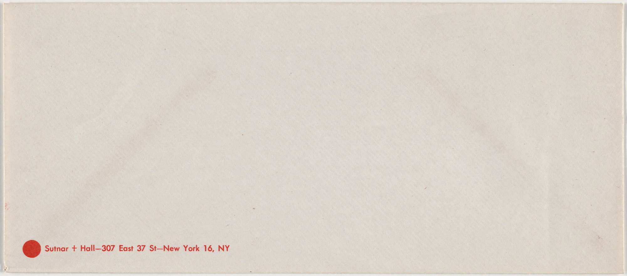 Ladislav Sutnar. Sutnar + Hall-307 East 37 St-New York 16, NY. Unknown