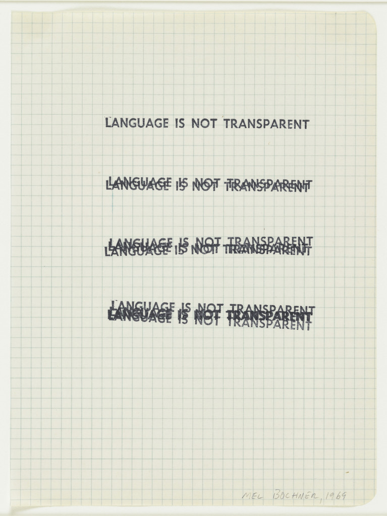Language Is Not Transparent