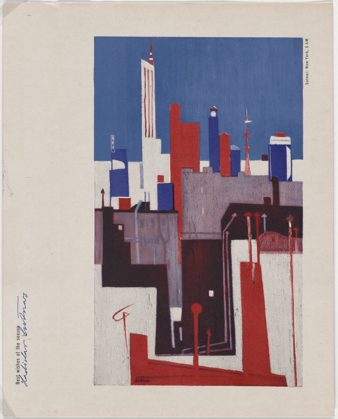 Ladislav Sutnar. Best Wishes of the Season, Ladislav Sutnar. Unknown