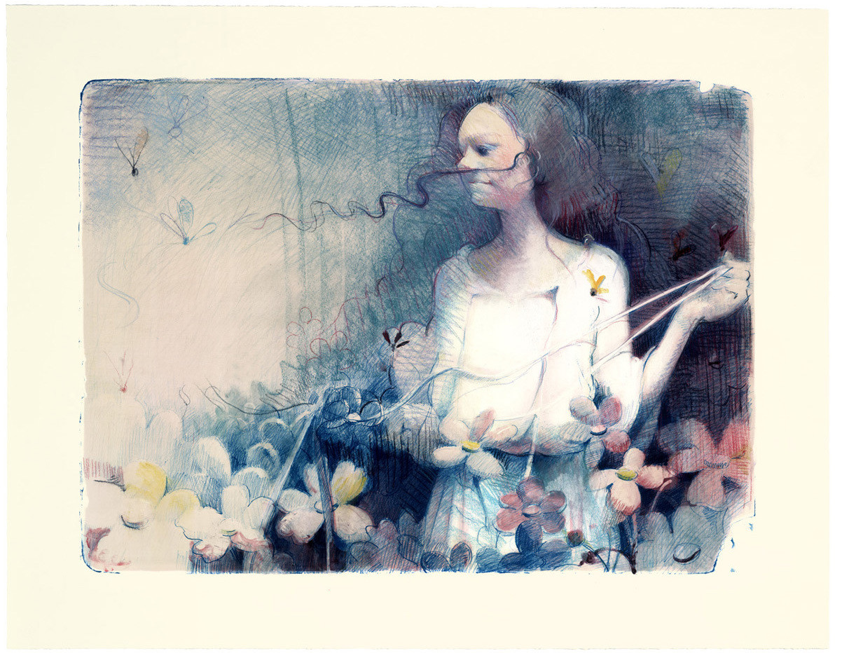 Lisa Yuskavage. G in the flowers. 2005