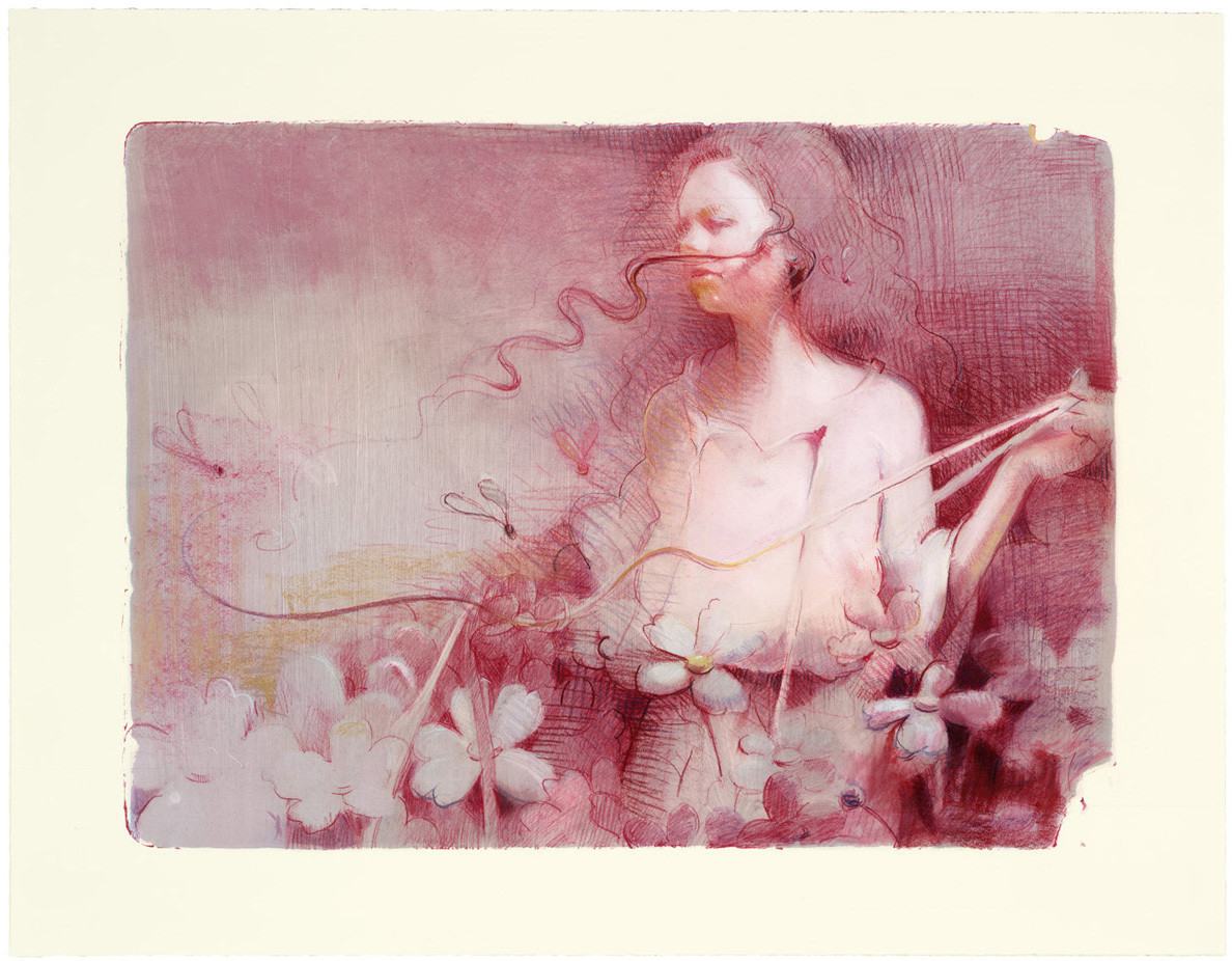 Lisa Yuskavage. G in the flowers. 2005