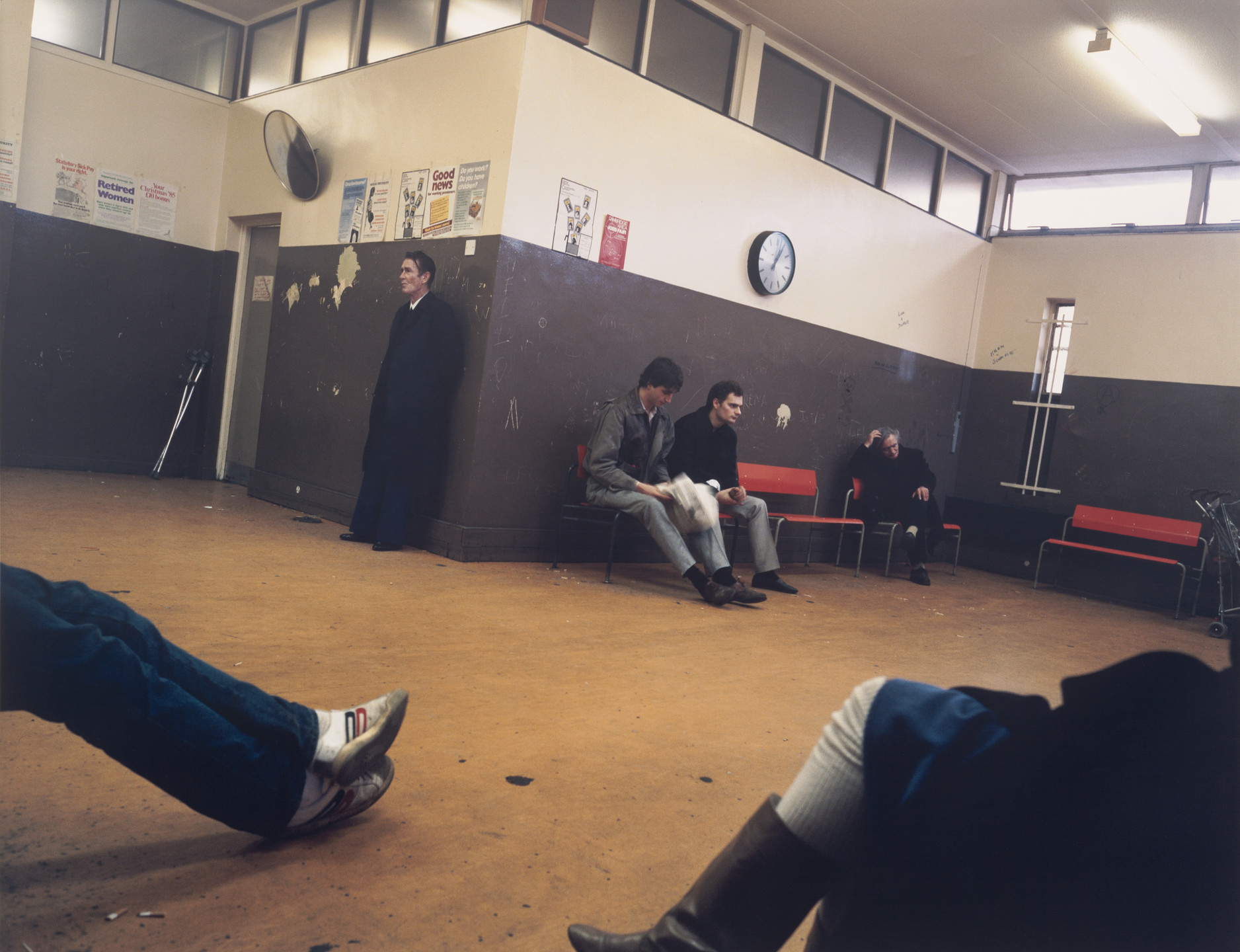 Paul Graham. Waiting Room, Poplar DHSS, East London. 1985