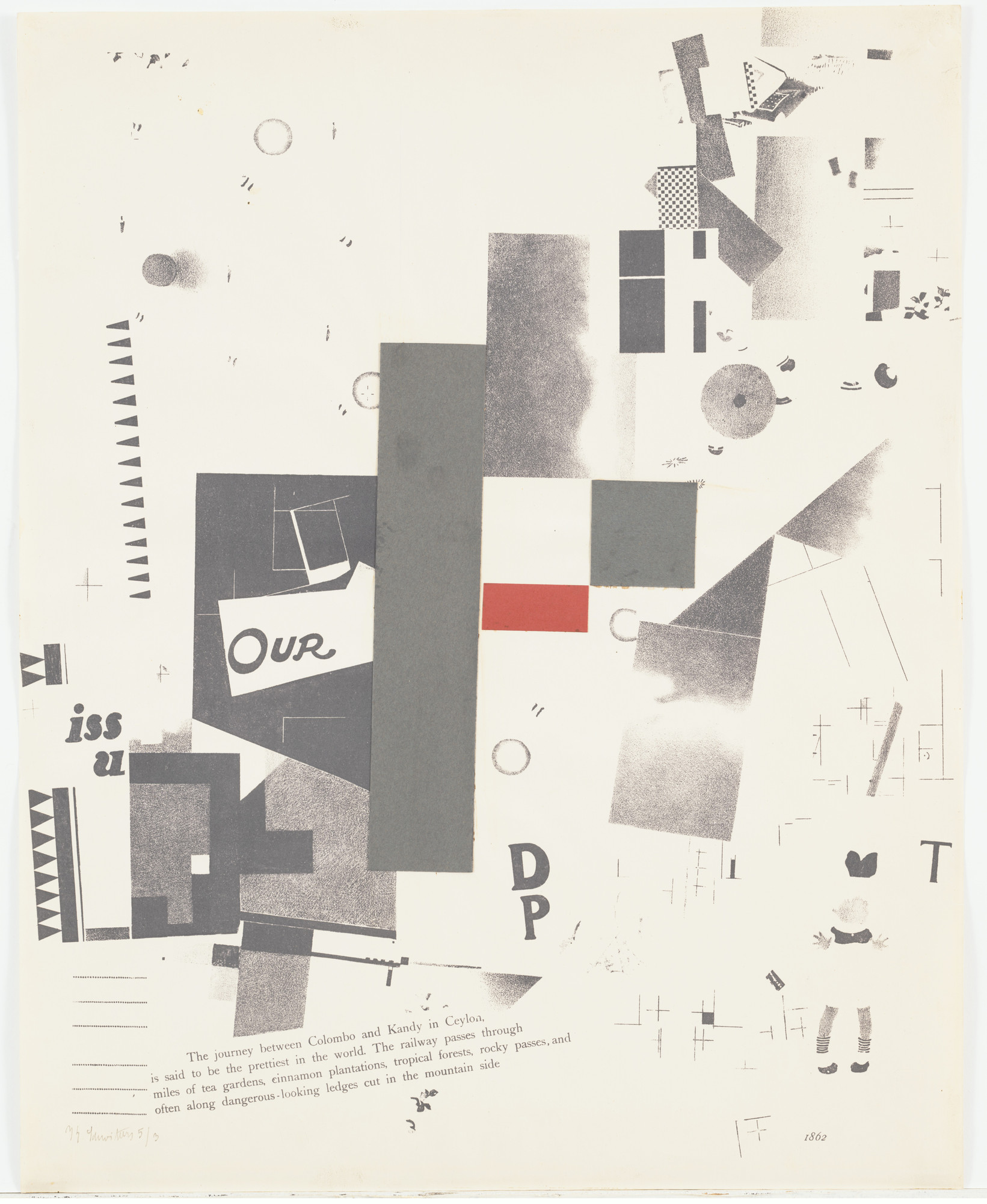 Kurt Schwitters. Plate 3 from Merz 3. 1923 | MoMA