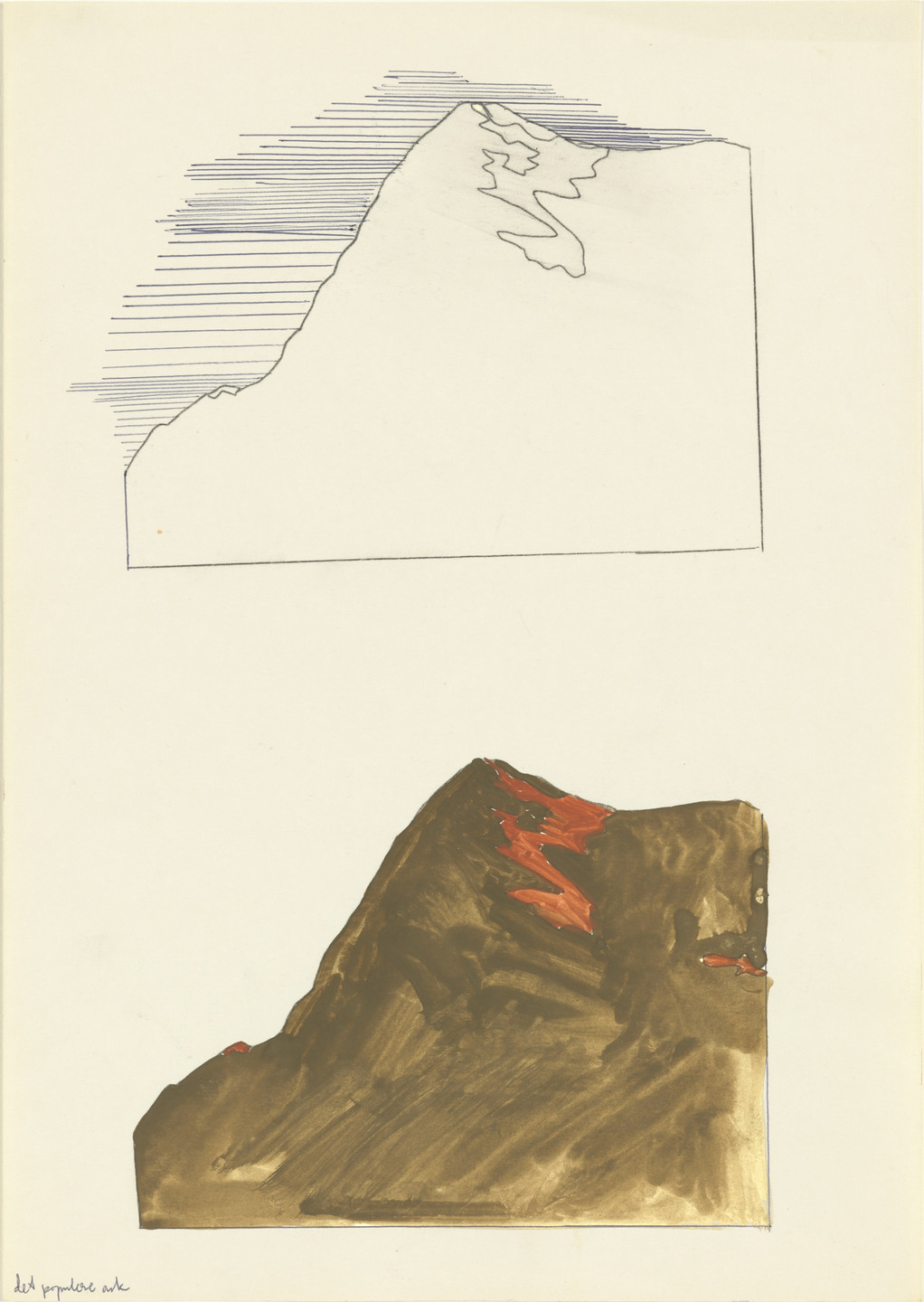 Per Kirkeby. Untitled. (1965)
